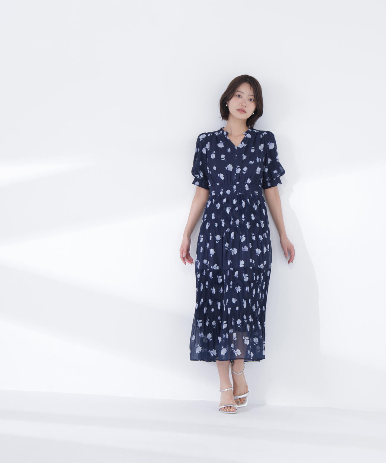 ぼかしフラワープリントワンピース | NATURAL BEAUTY BASIC