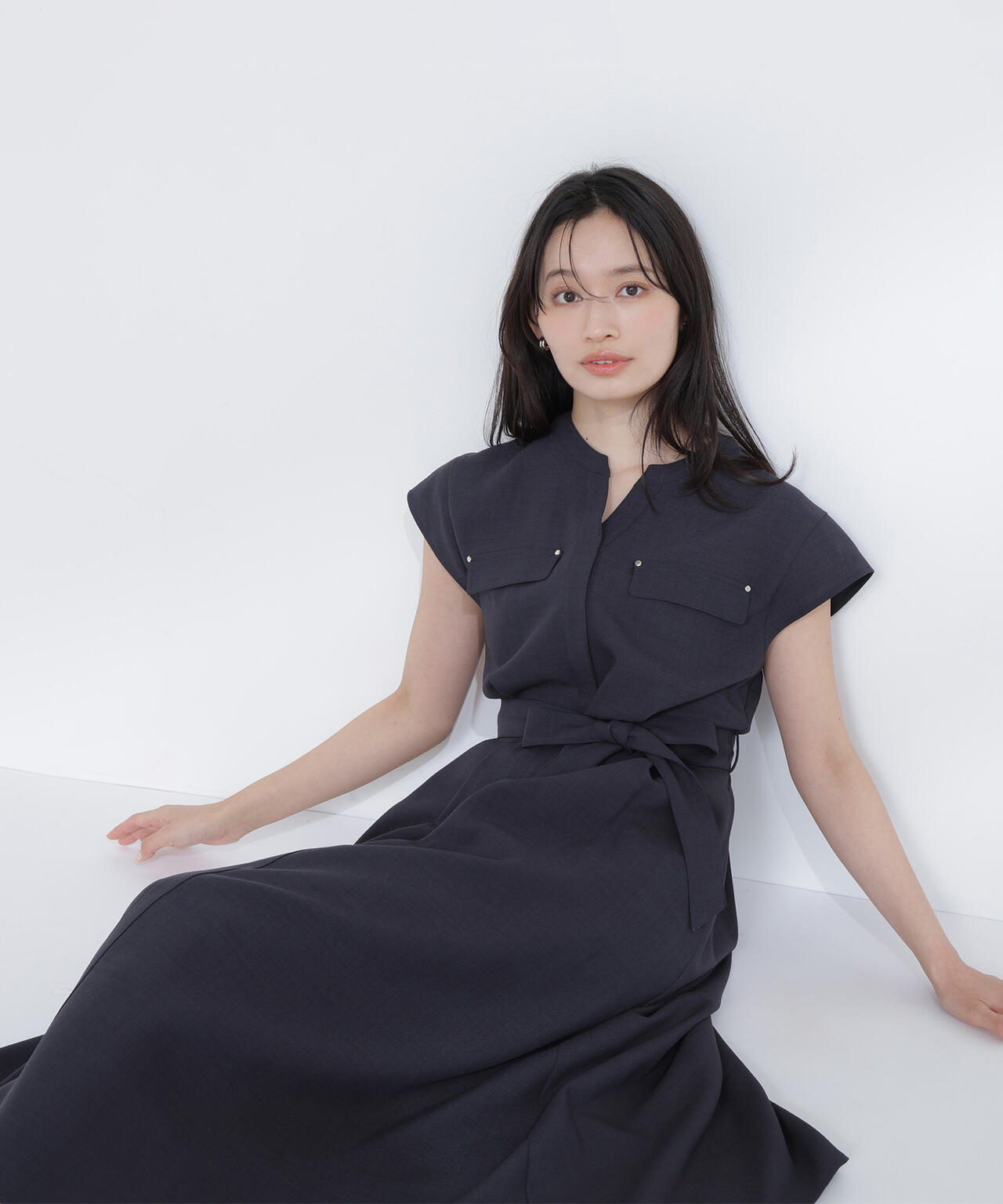 スキッパーポケットシャツワンピース | NATURAL BEAUTY BASIC
