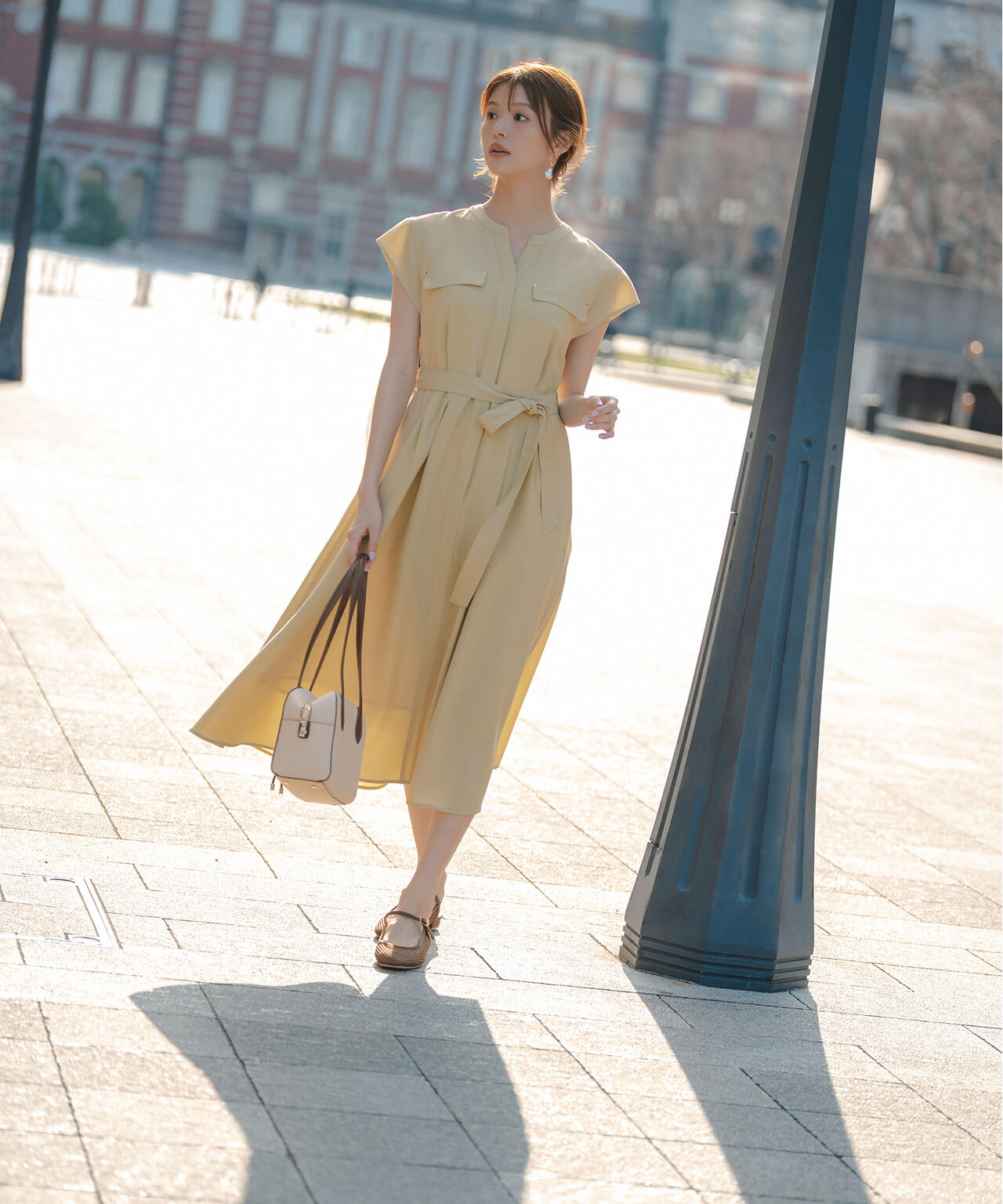 スキッパーポケットシャツワンピース | NATURAL BEAUTY BASIC