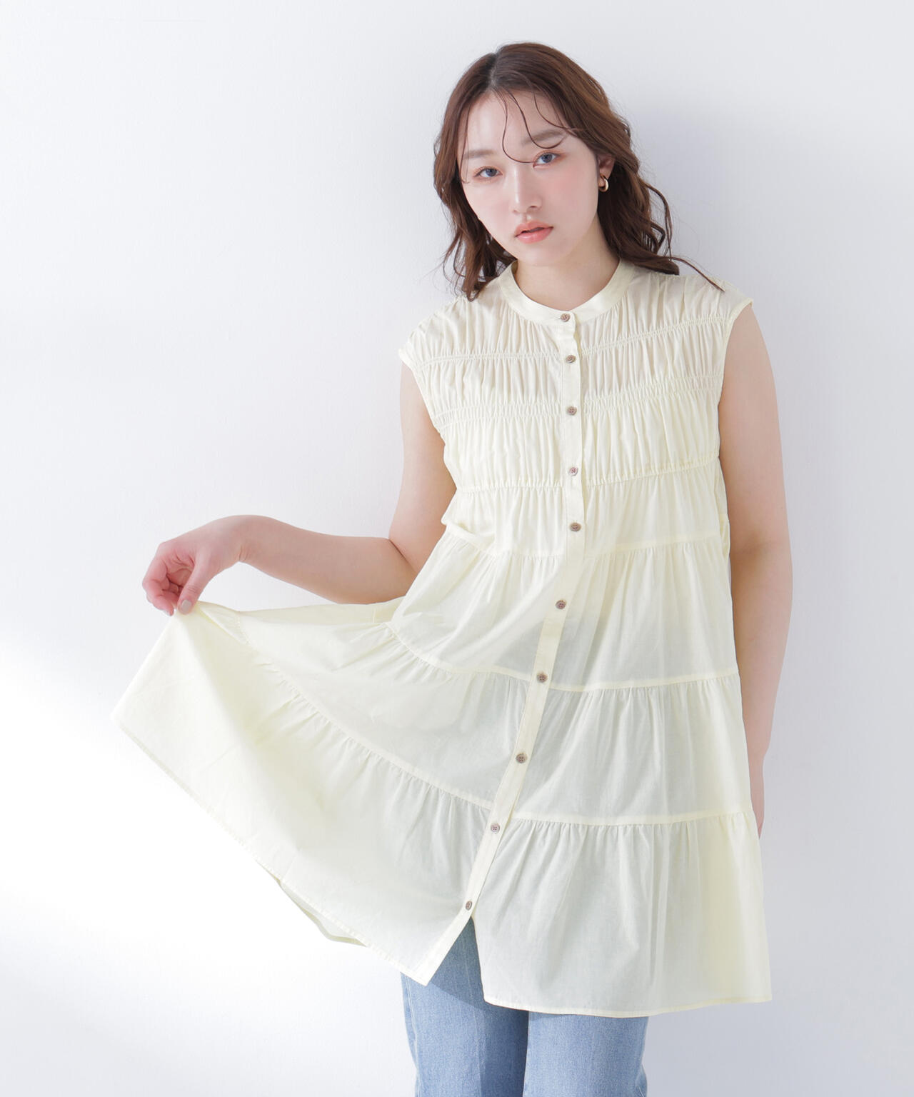 ティアードミニワンピース | NATURAL BEAUTY BASIC（ナチュラル