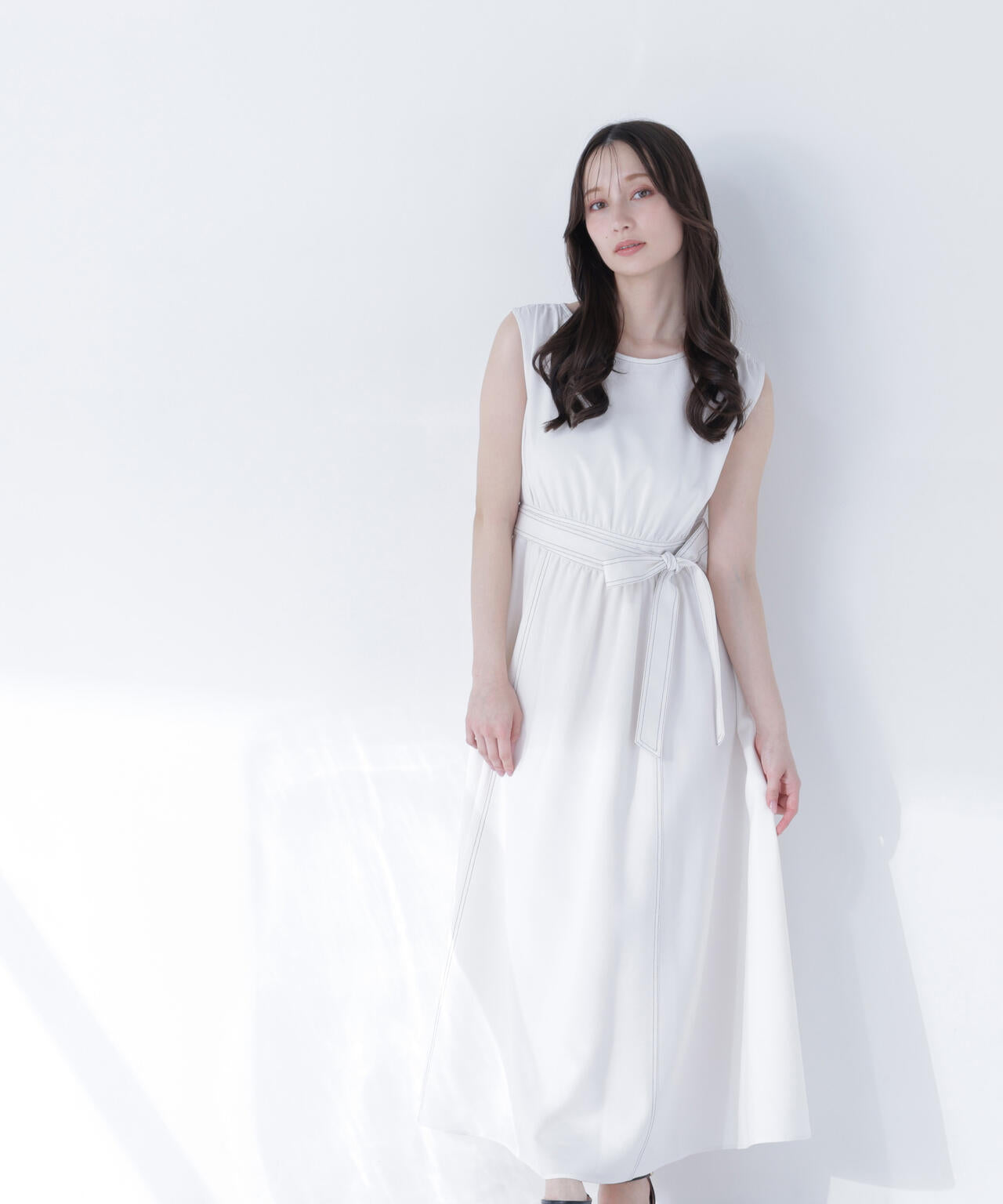 ベルテッドステッチワンピース | NATURAL BEAUTY BASIC（ナチュラル