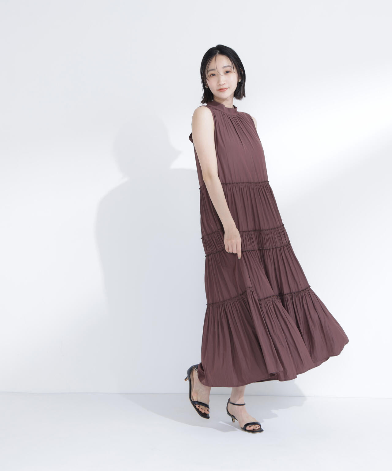 【新品】natural beauty basicバックリボンティアードワンピース バックリボンティアードワンピース | NATURAL BEAUTY BASIC