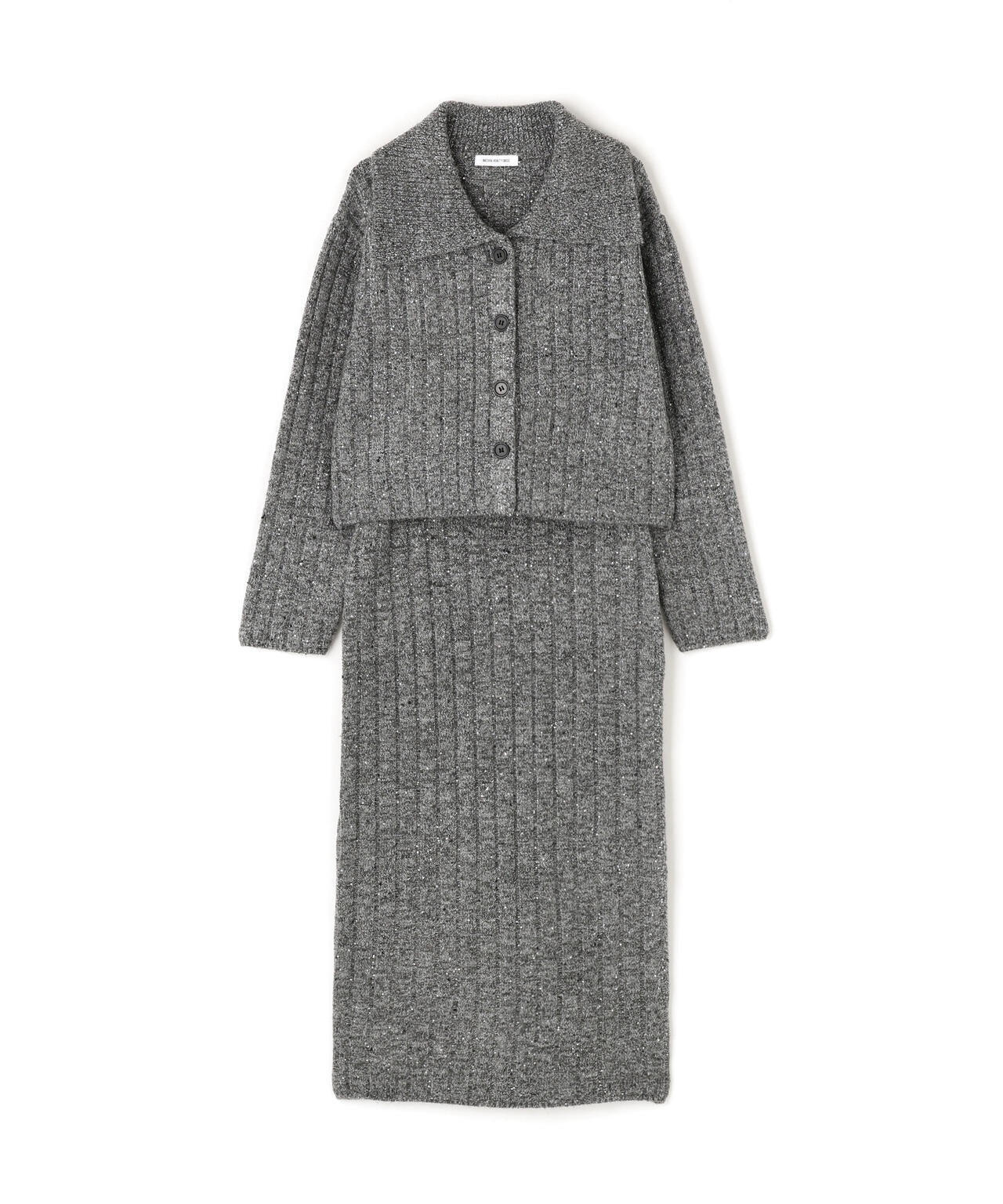 スパンコールラメニットセットアップ