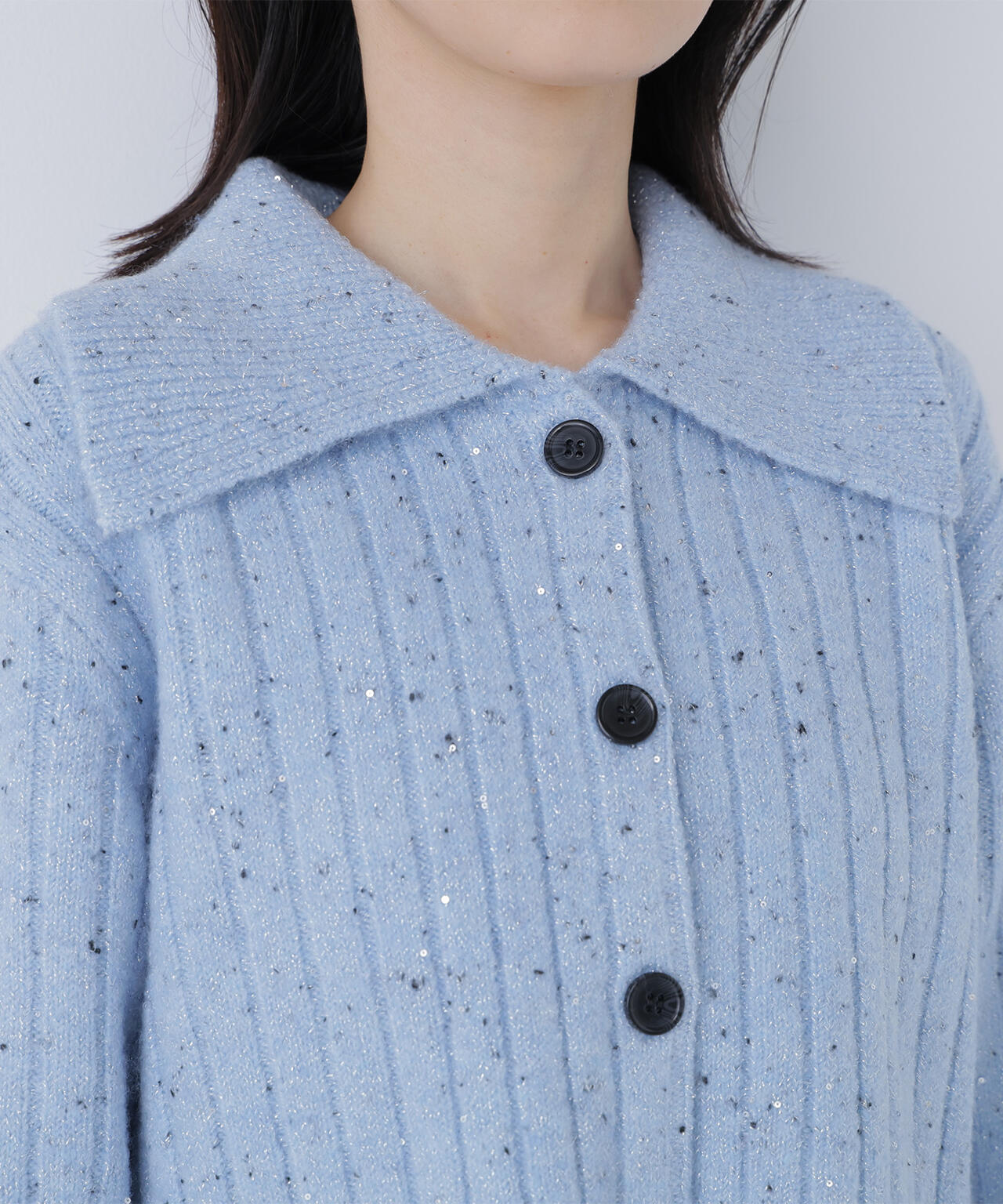 スパンコールラメニットセットアップ | NATURAL BEAUTY BASIC