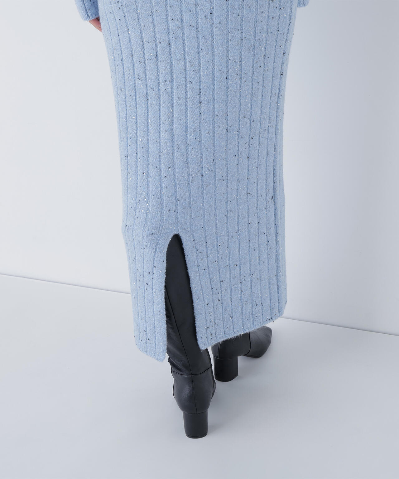 スパンコールラメニットセットアップ