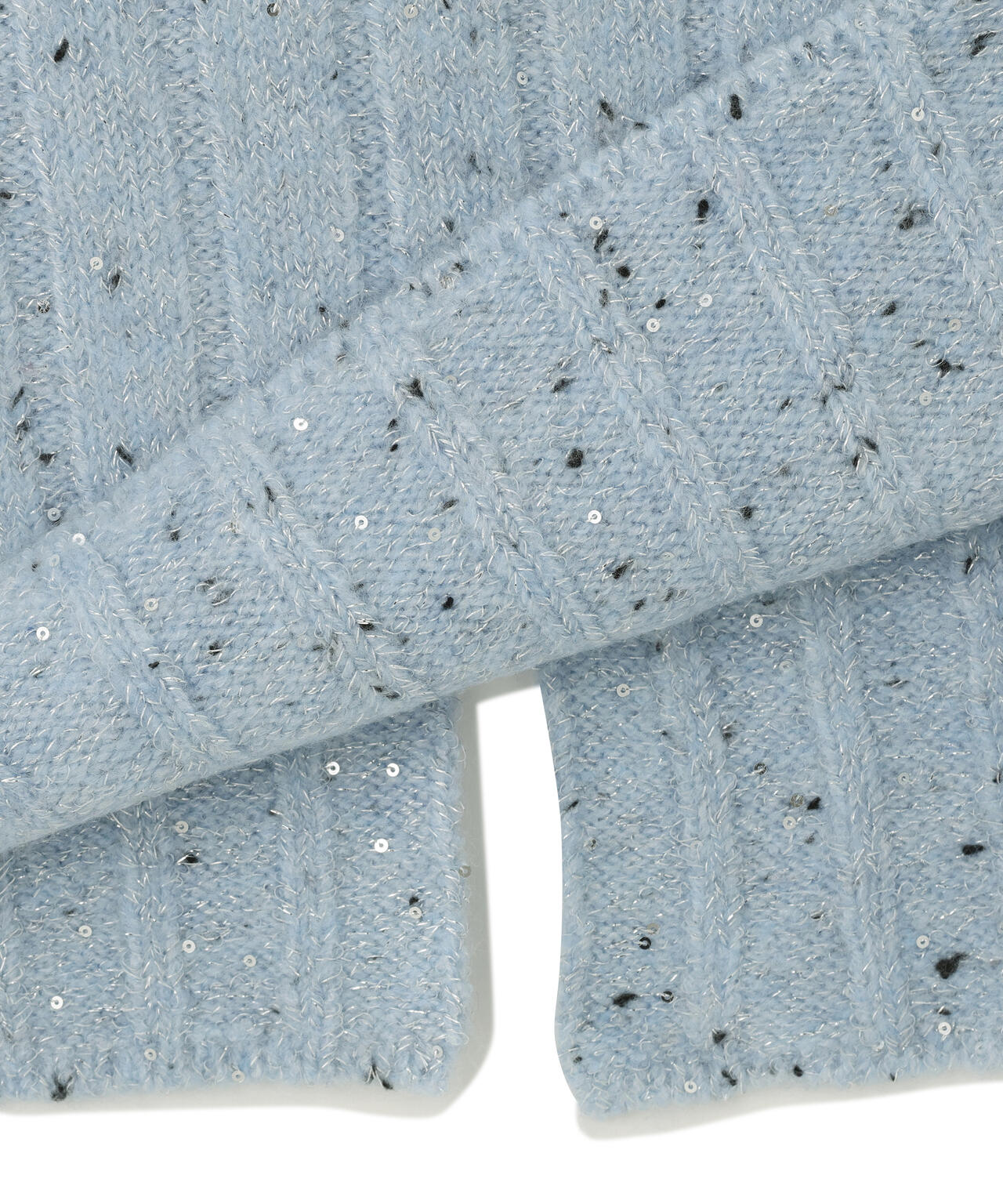 スパンコールラメニットセットアップ