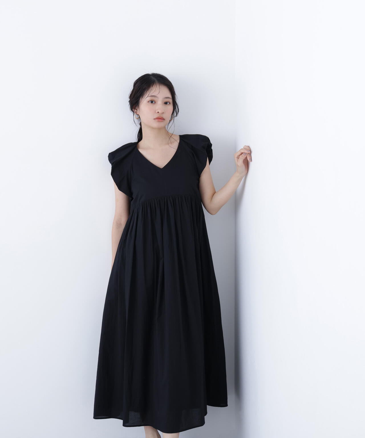 6/16 ～6/18 2buy10%OFF 対象商品】コットンローンワンピース | N