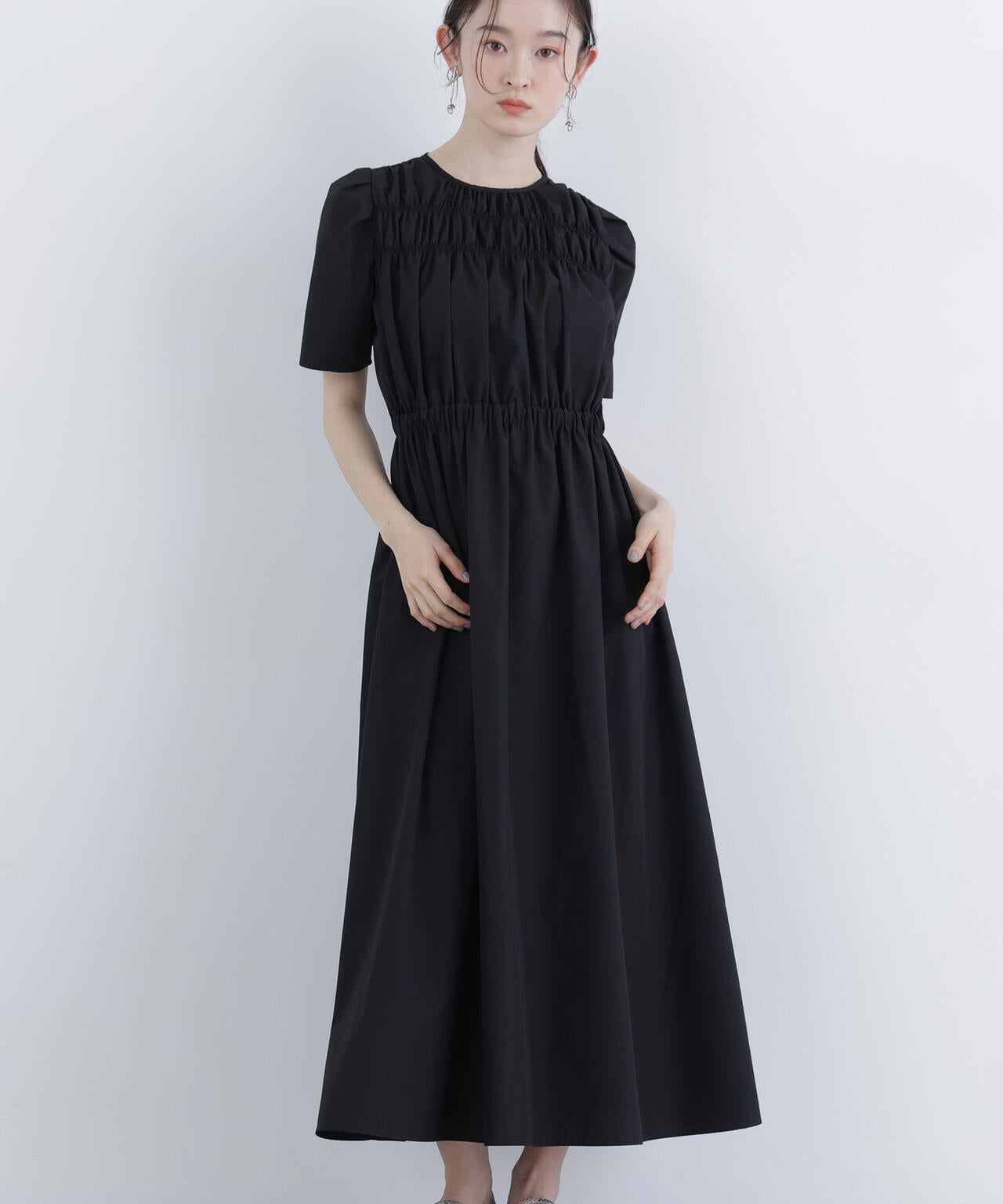 rbtxco2024A &W neon オフショルダー ワンピース フリーサイズ ローンタックショルダーワンピース | N. Natural Beauty Basic*（エヌ