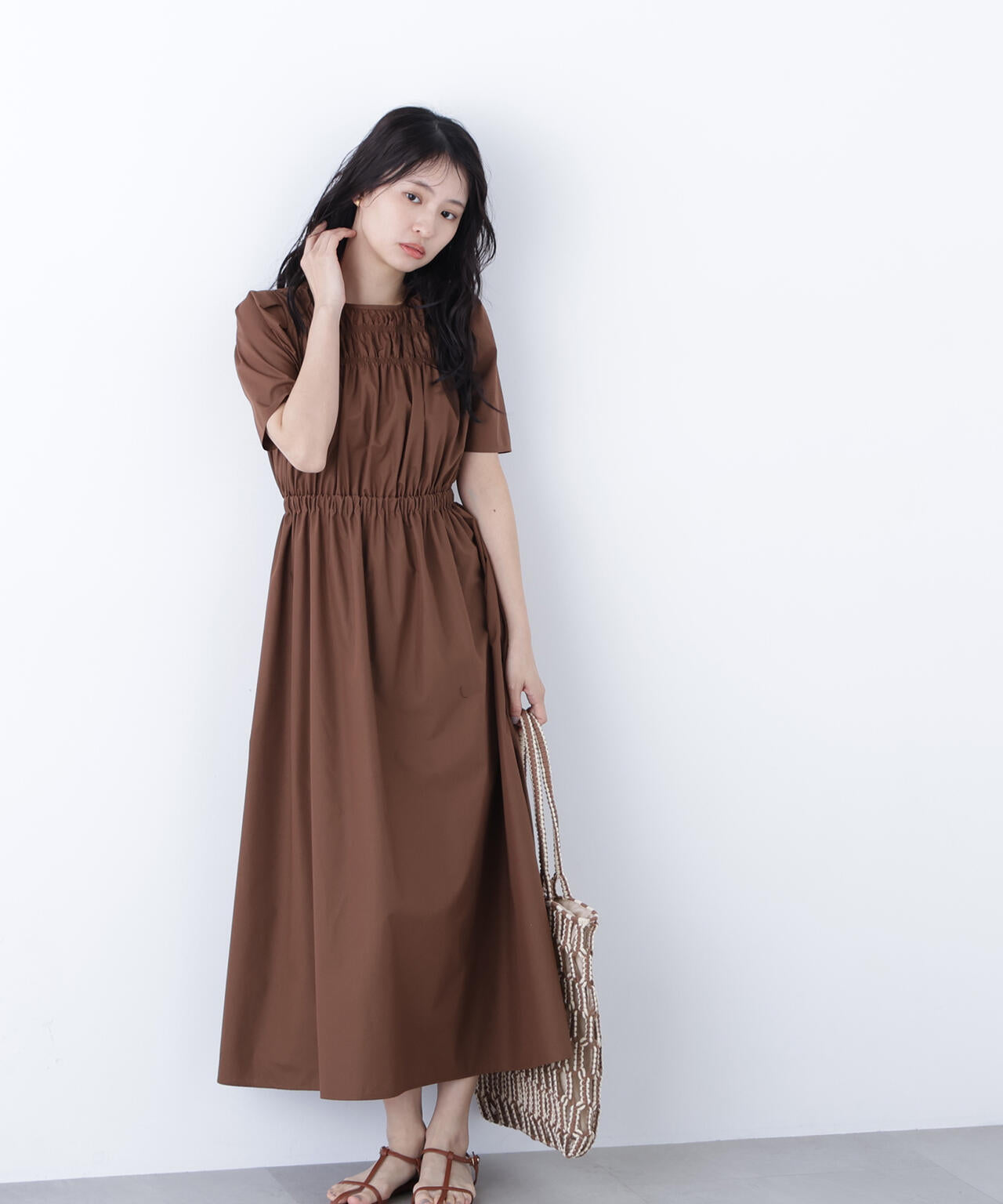 ローンタックショルダーワンピース | N. Natural Beauty Basic*（エヌ