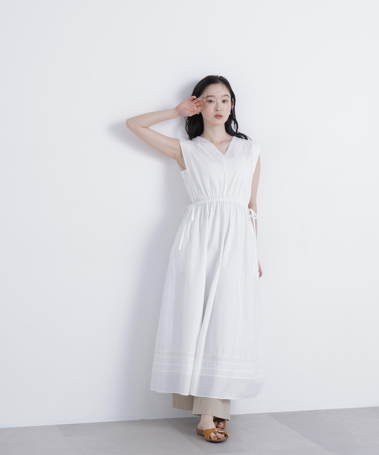 ピンタックレースワンピース | N. Natural Beauty Basic*（エヌ