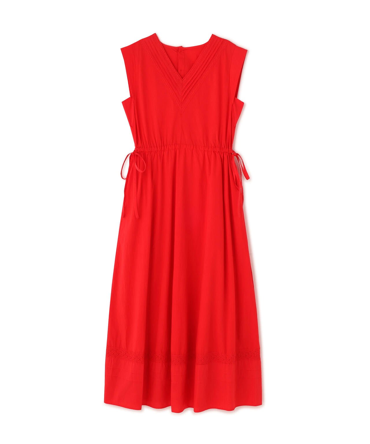 【6/5～6/7 オンライン限定2buy10%OFF対象】ピンタックレースワンピース