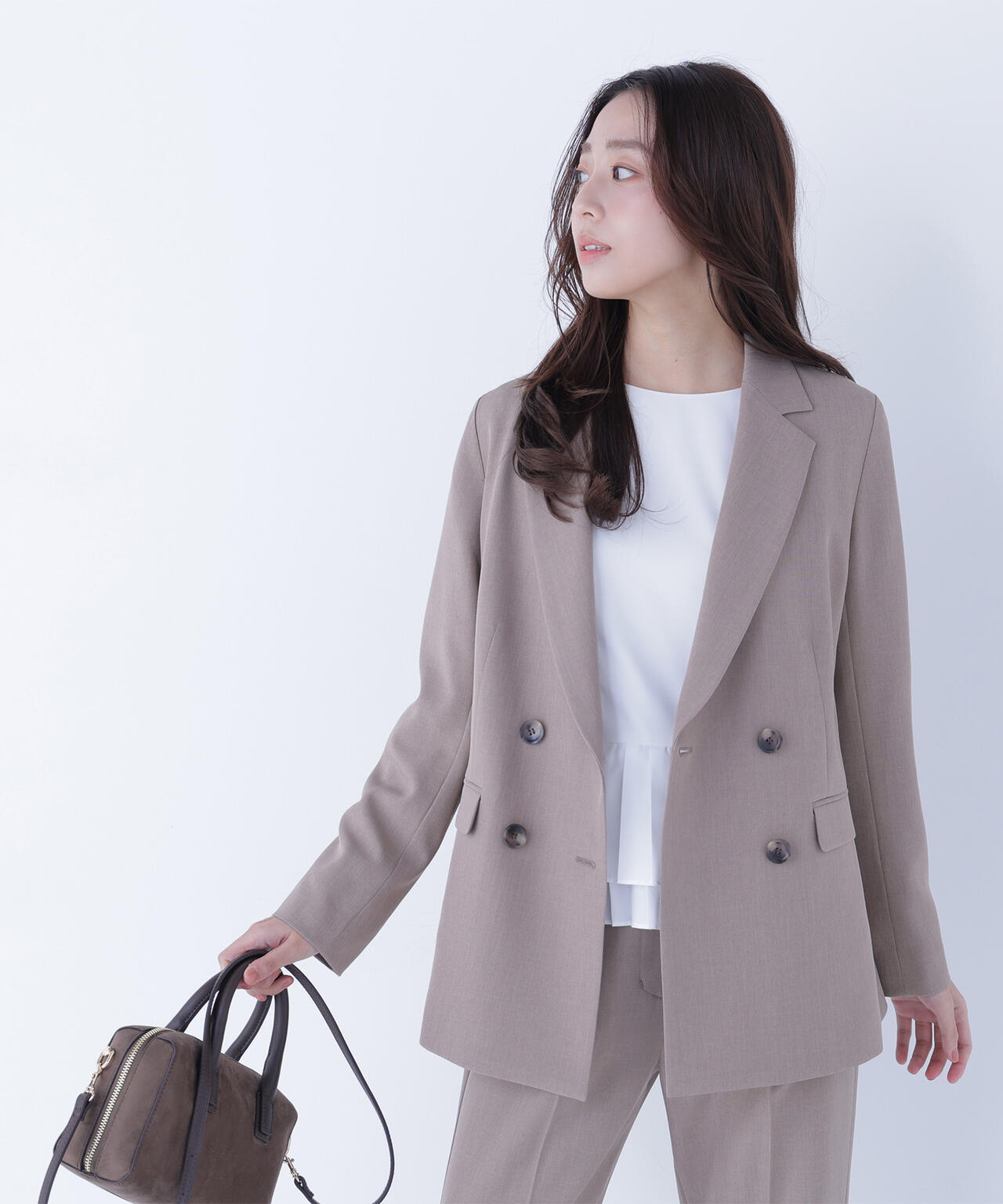 クラッシー SETUP ダブルブレストジャケット