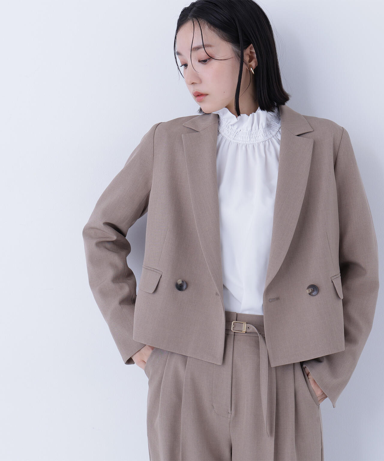 クラッシー SETUP ショート丈ジャケット | NATURAL BEAUTY BASIC