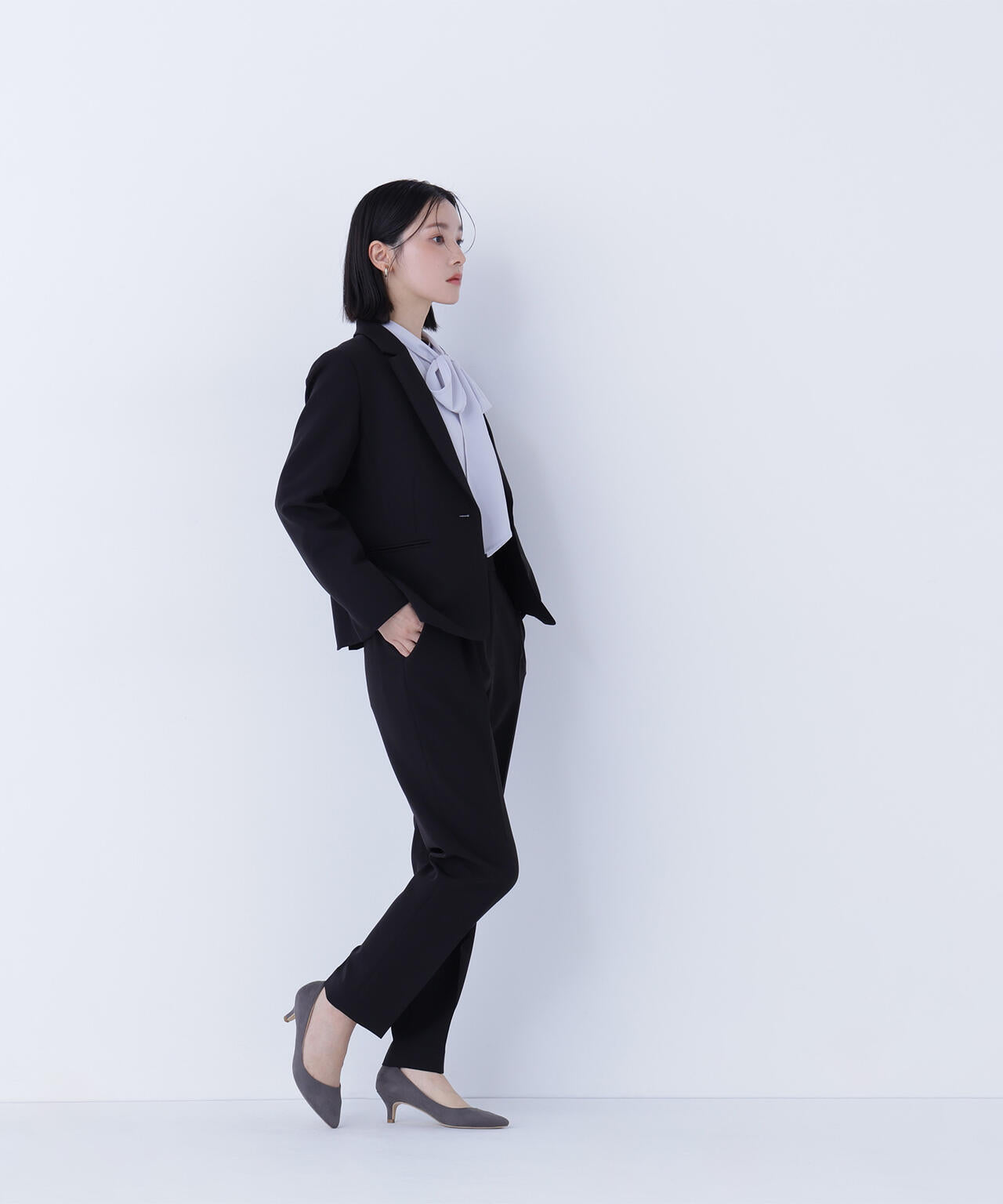 ダブルクロスストレッチ SETUP テーラードジャケット