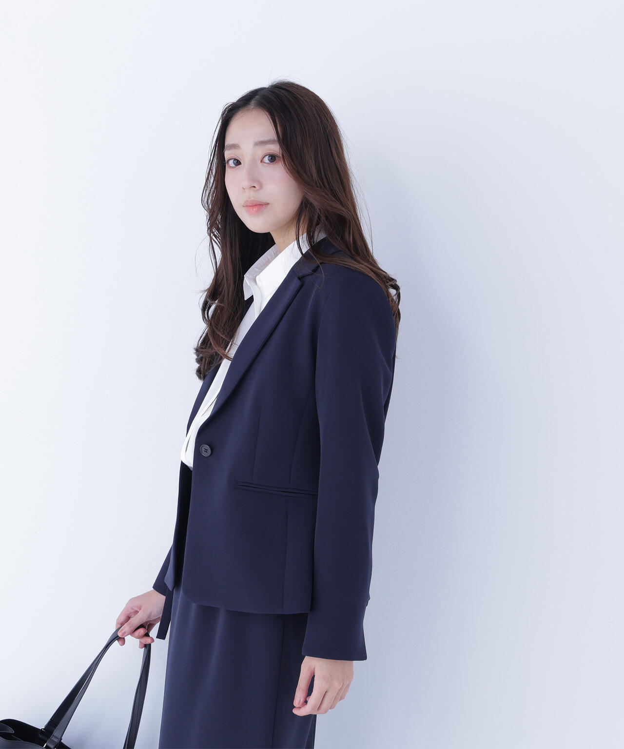 ダブルクロスストレッチ SETUP テーラードジャケット