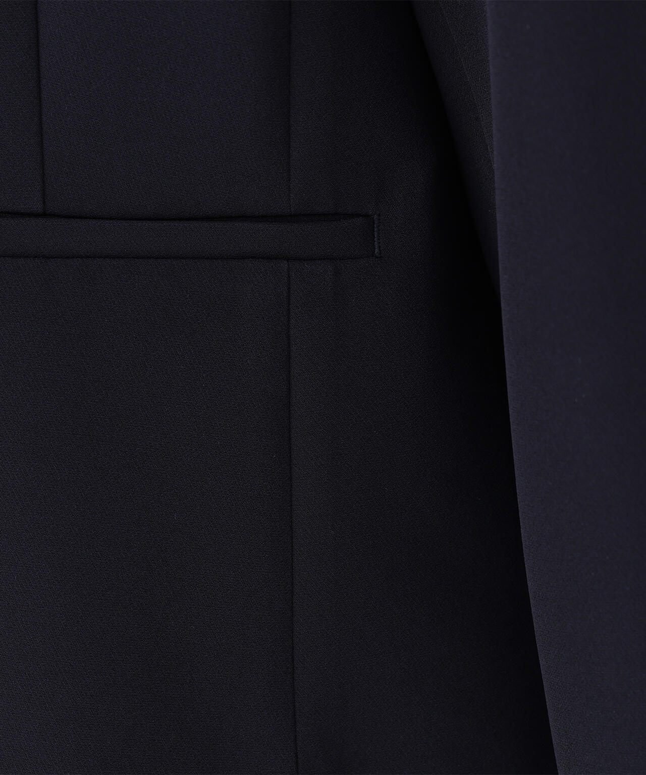 ダブルクロスストレッチ SETUP ノーカラージャケット