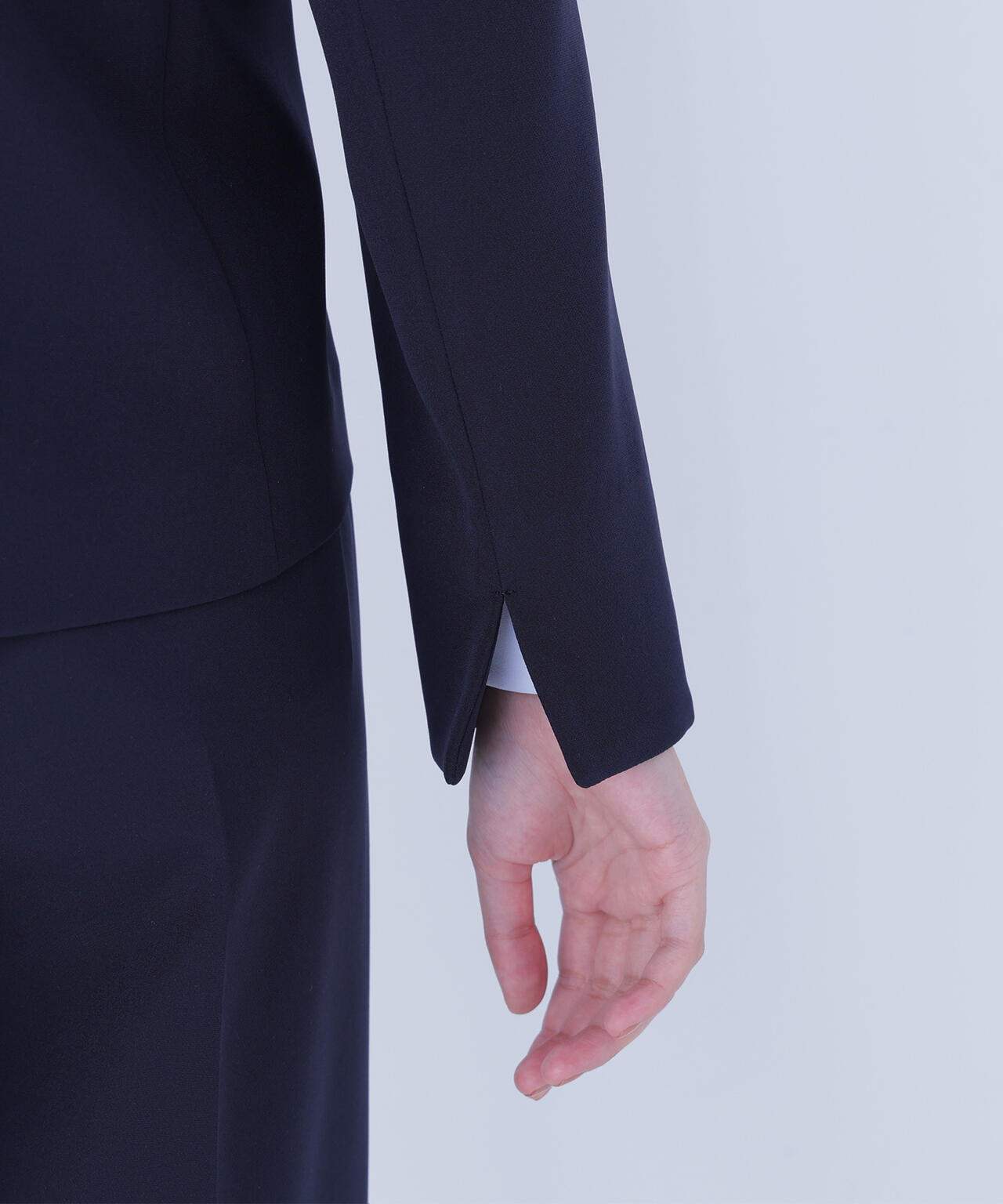 ダブルクロスストレッチ SETUP ノーカラージャケット