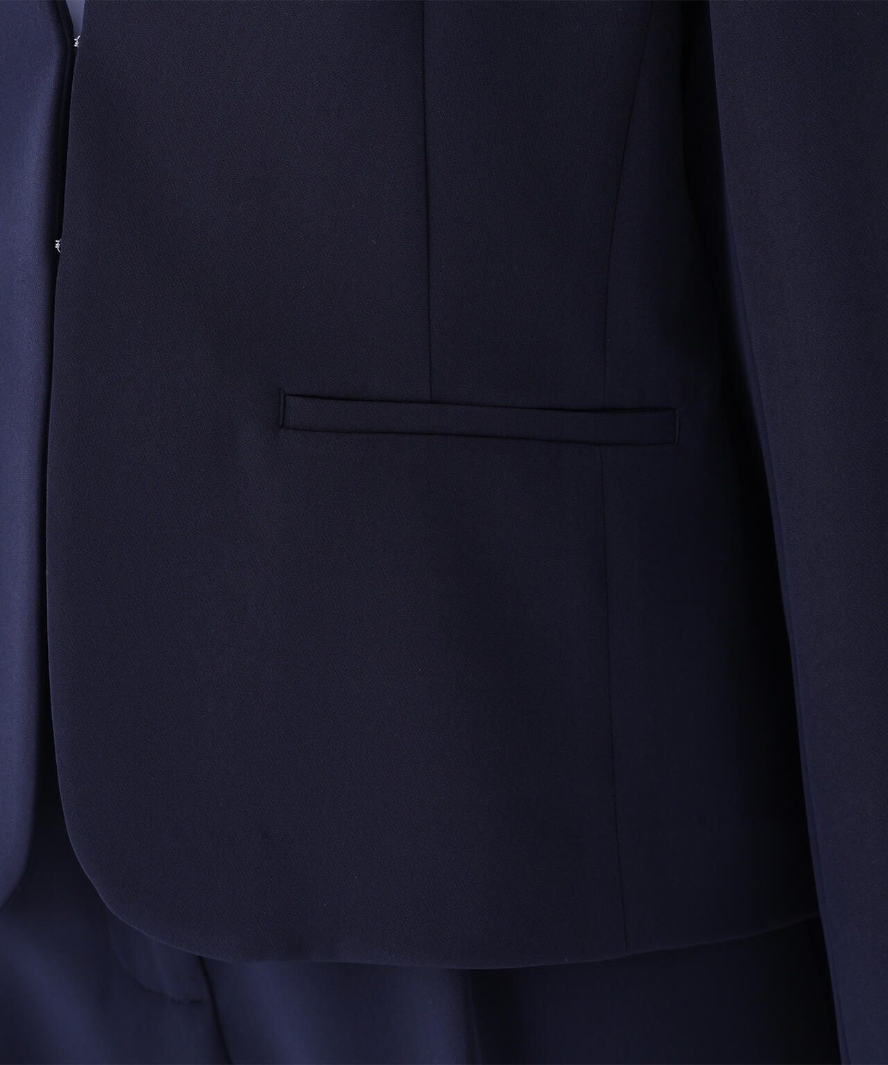 ダブルクロスストレッチ SETUP ノーカラージャケット