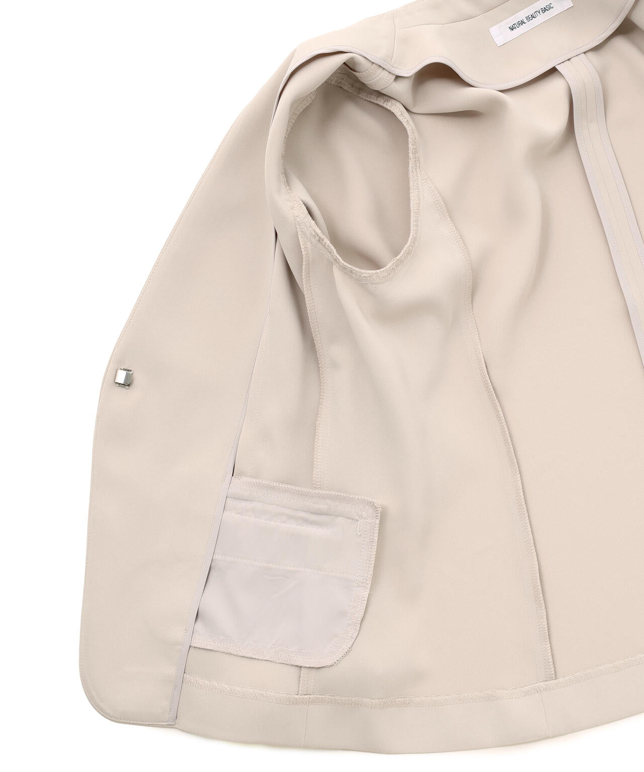 ドビーツイル SETUP ノーカラージャケット