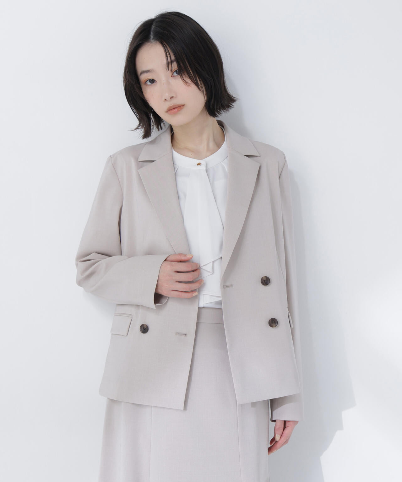 ライトツイル SETUP ダブルブレストジャケット | NATURAL BEAUTY BASIC