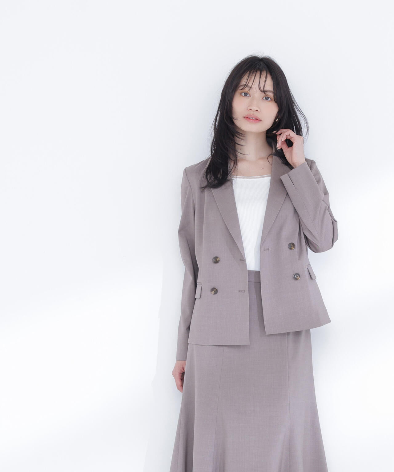 ライトツイル SETUP ダブルブレストジャケット | NATURAL BEAUTY BASIC