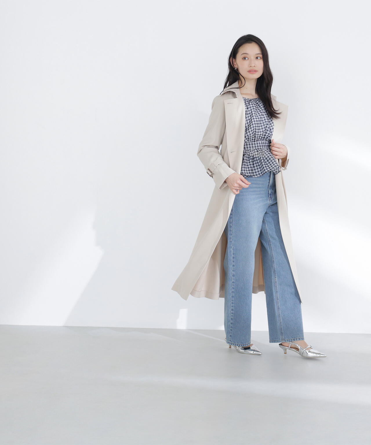 パウダーツイルトレンチコート | NATURAL BEAUTY BASIC（ナチュラル