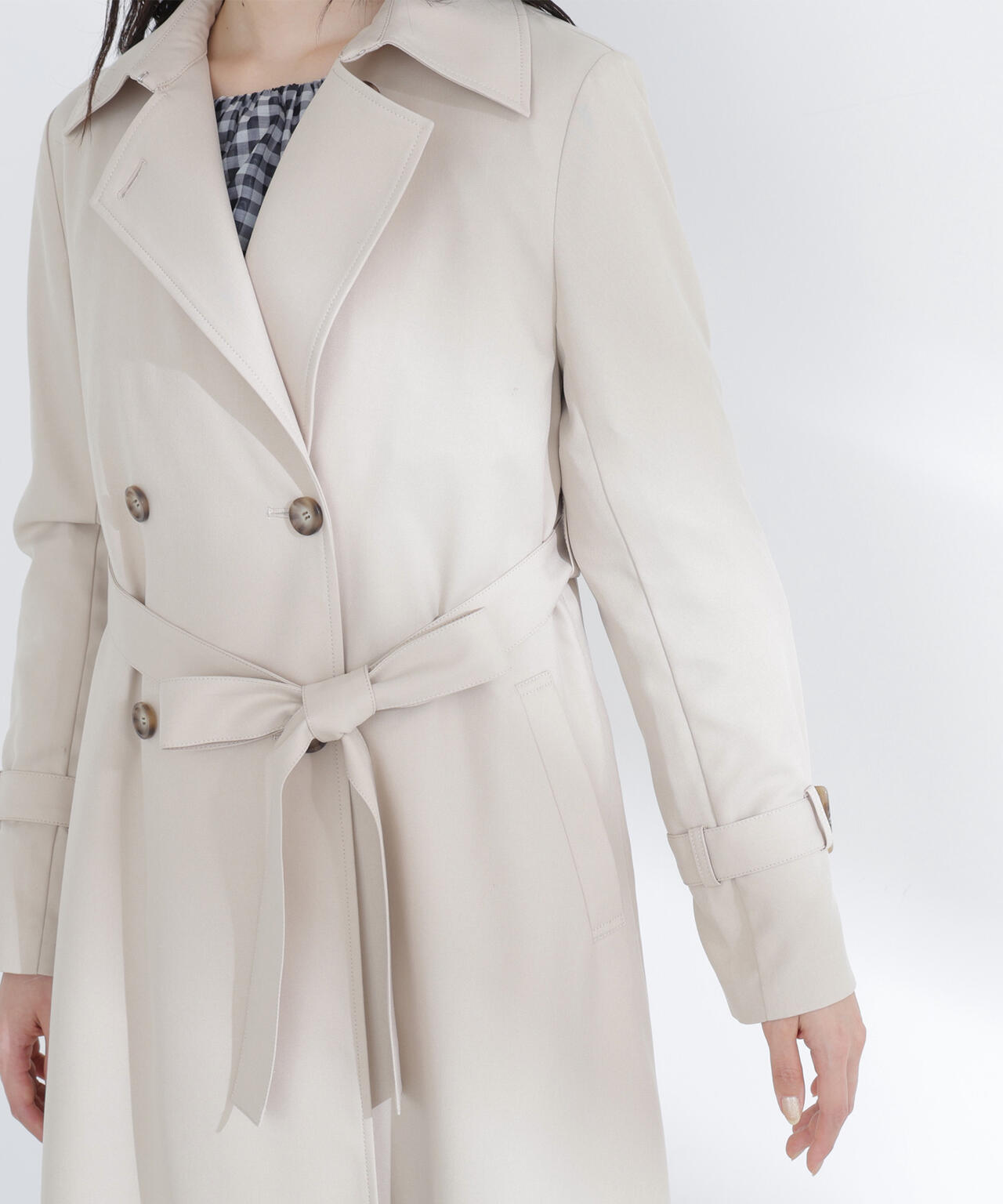 パウダーツイルトレンチコート