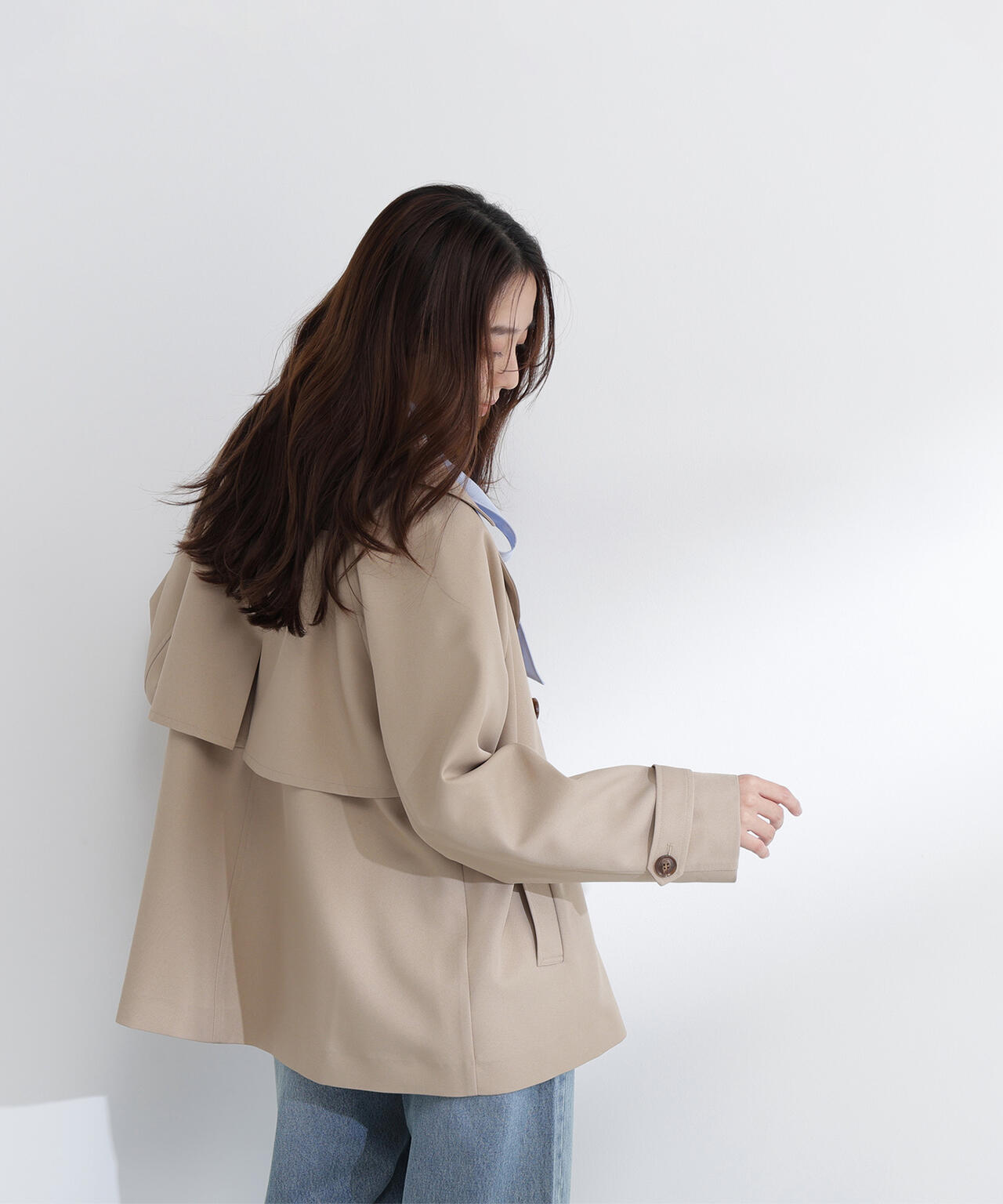 ハーフトレンチコート