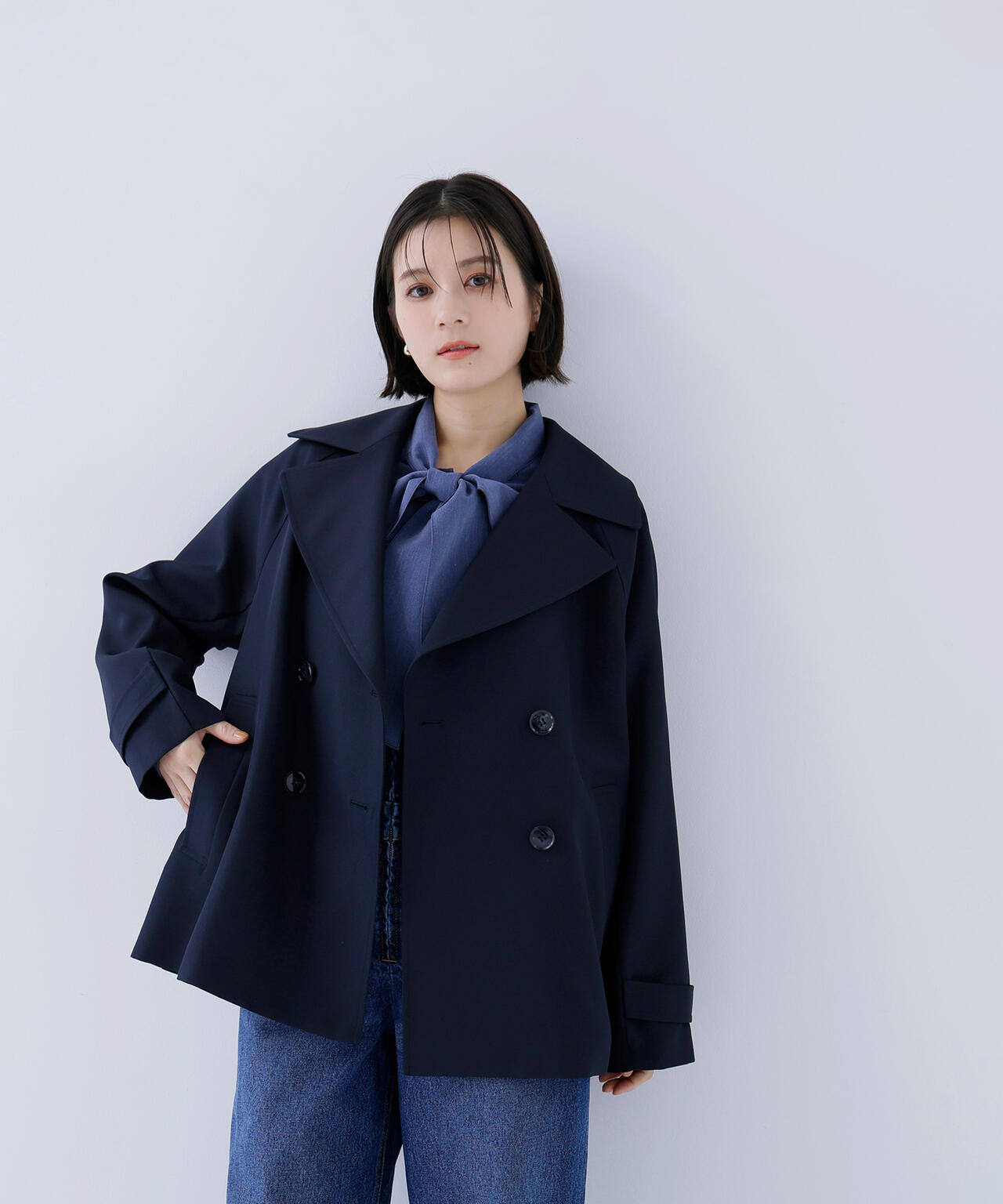 ハーフトレンチコート | NATURAL BEAUTY BASIC（ナチュラル