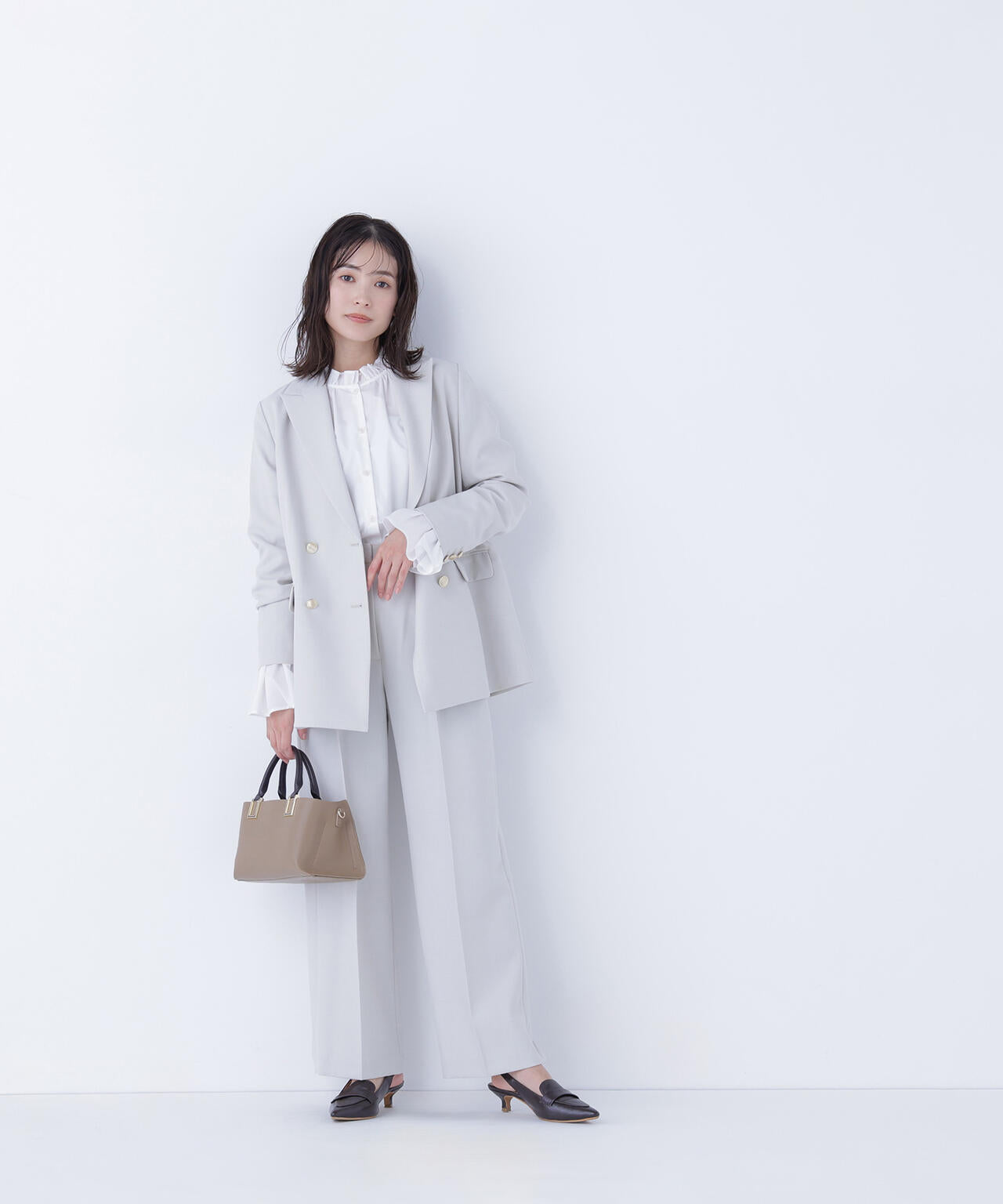 ダブルブレスト SETUP ボクシージャケット | NATURAL BEAUTY BASIC