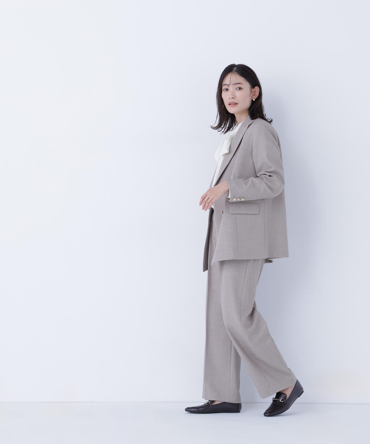 ダブルブレスト SETUP ボクシージャケット | NATURAL BEAUTY BASIC