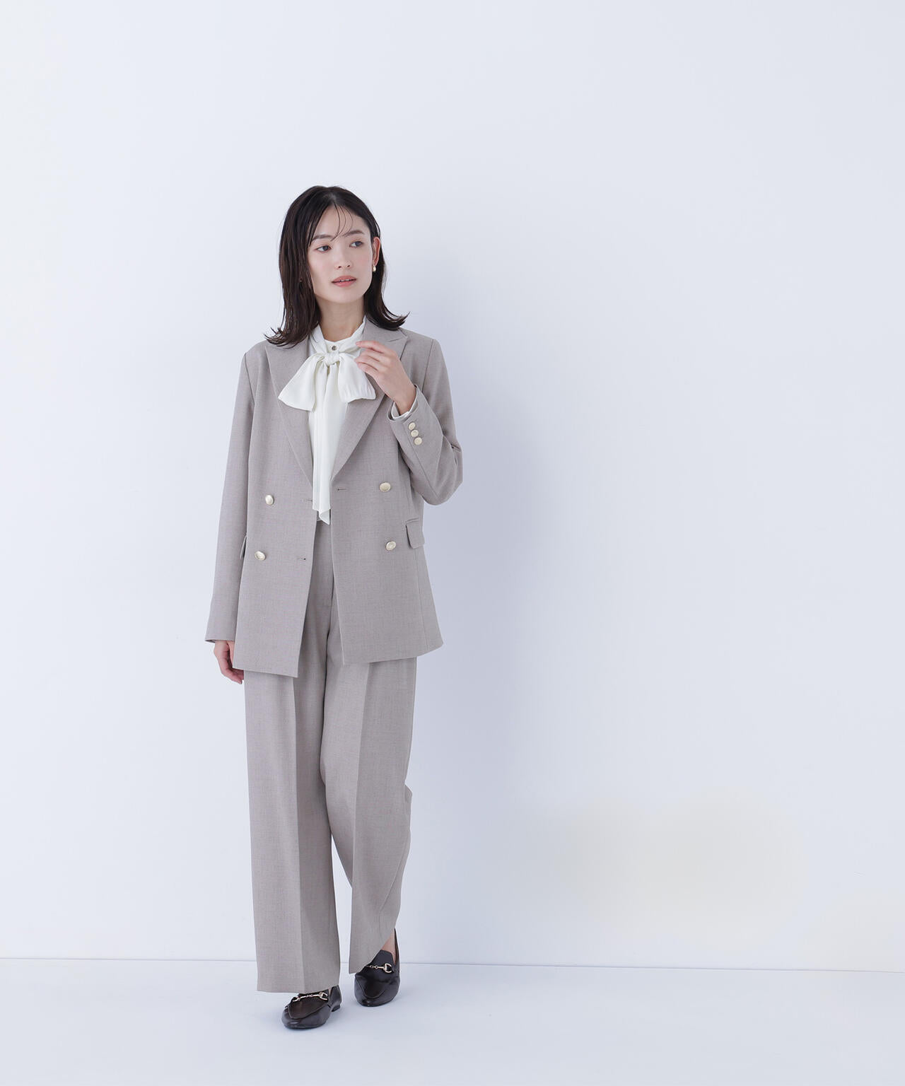 ダブルブレスト  SETUP ボクシージャケット