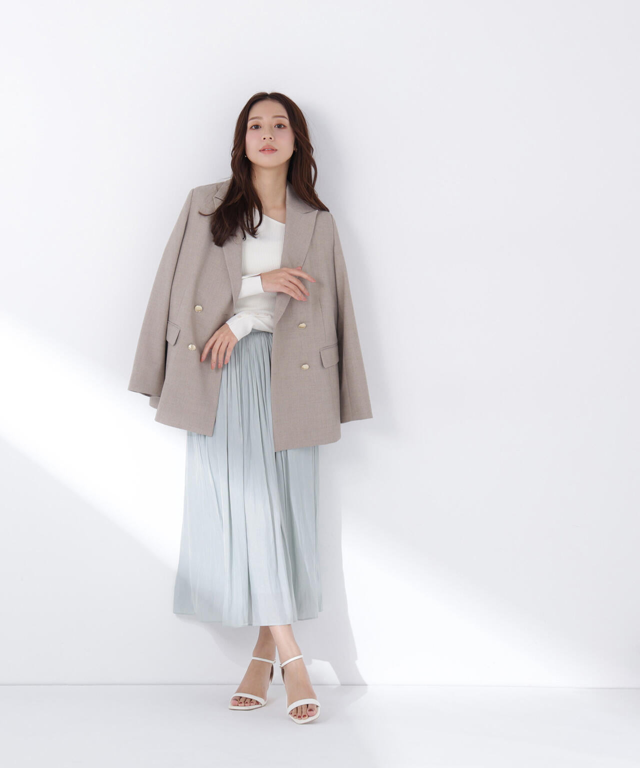 ダブルブレスト  SETUP ボクシージャケット