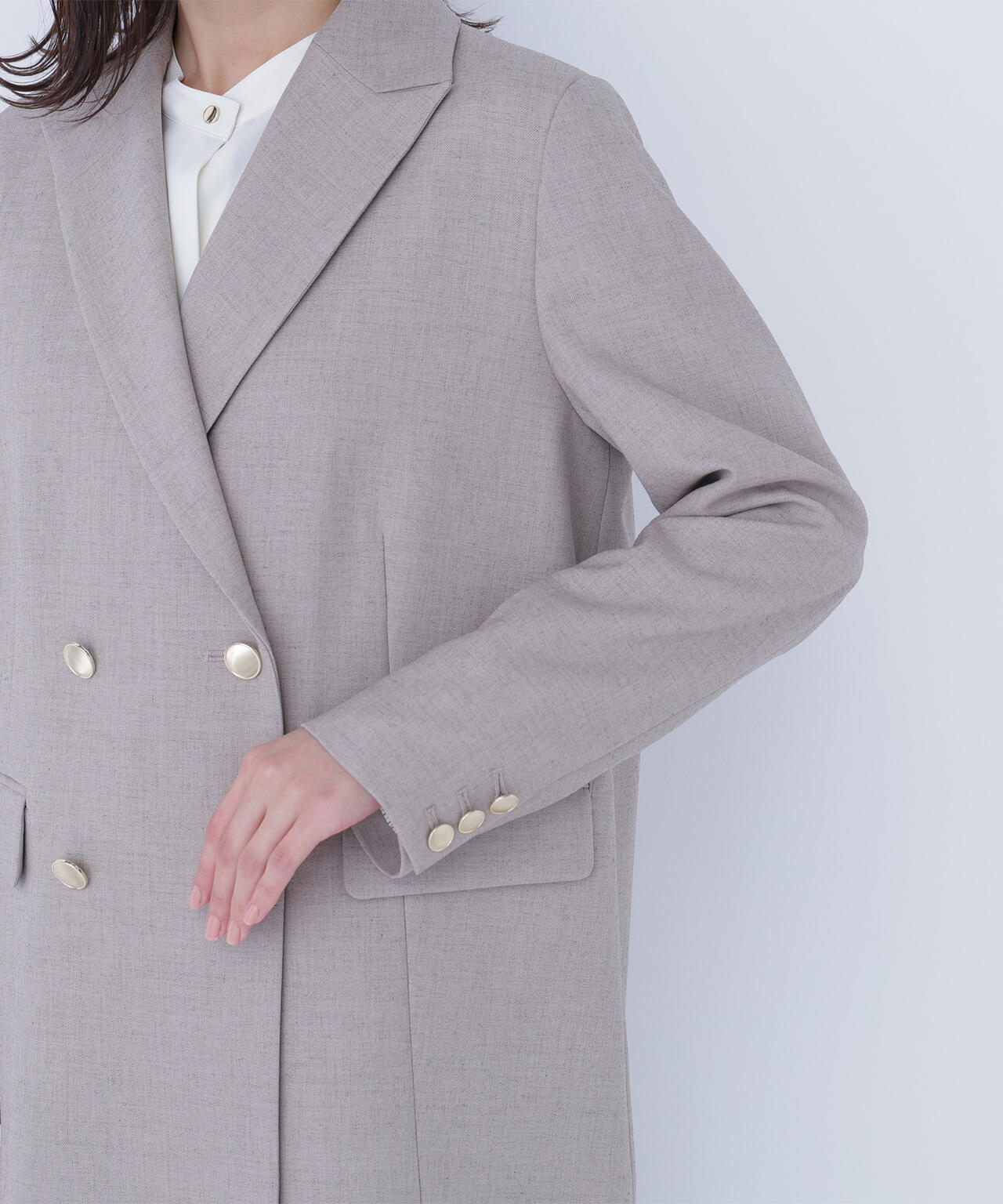 ダブルブレスト  SETUP ボクシージャケット