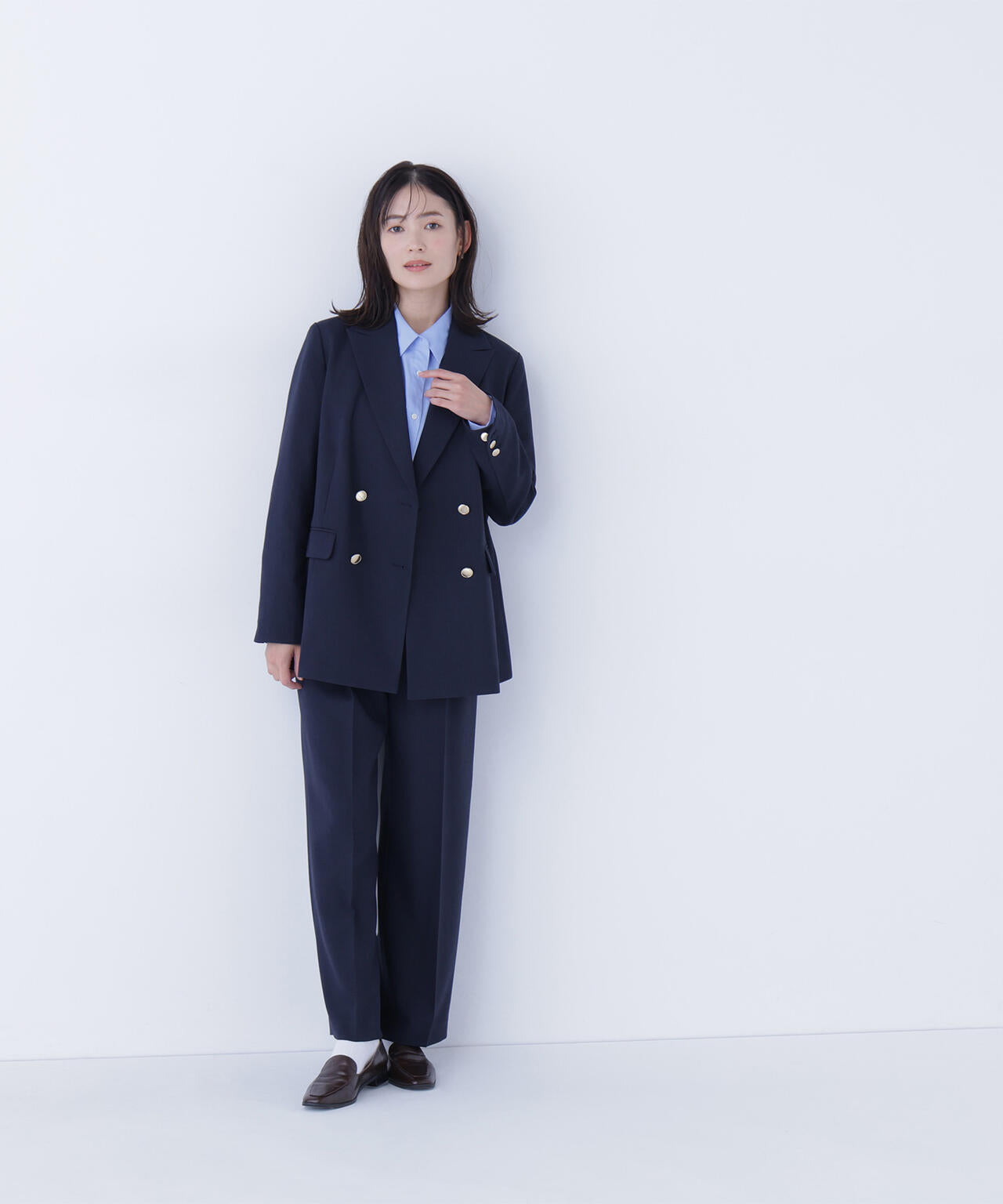 ダブルブレスト SETUP ボクシージャケット | NATURAL BEAUTY BASIC