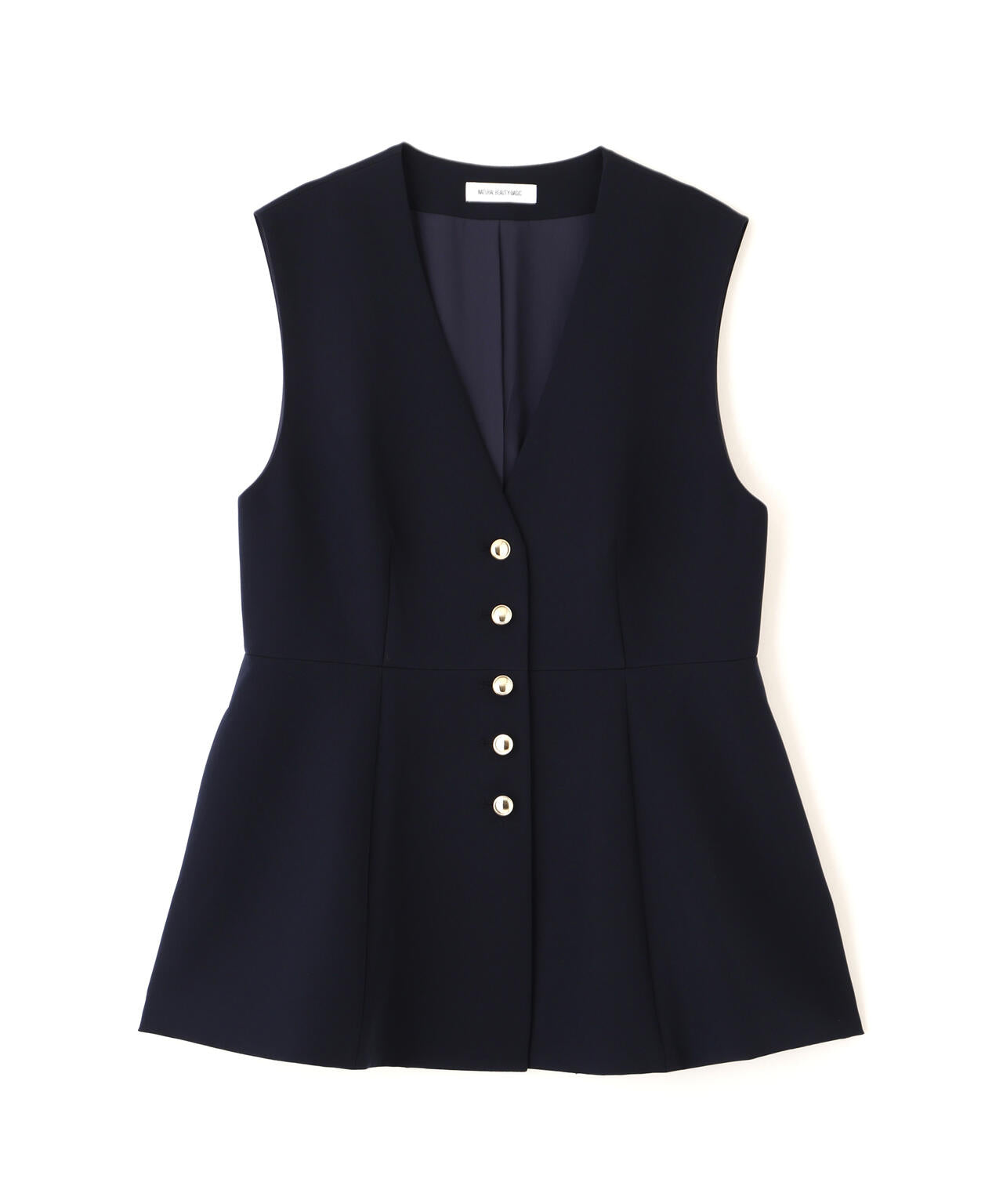 フロントボタンペプラムジレ SETUP | NATURAL BEAUTY BASIC