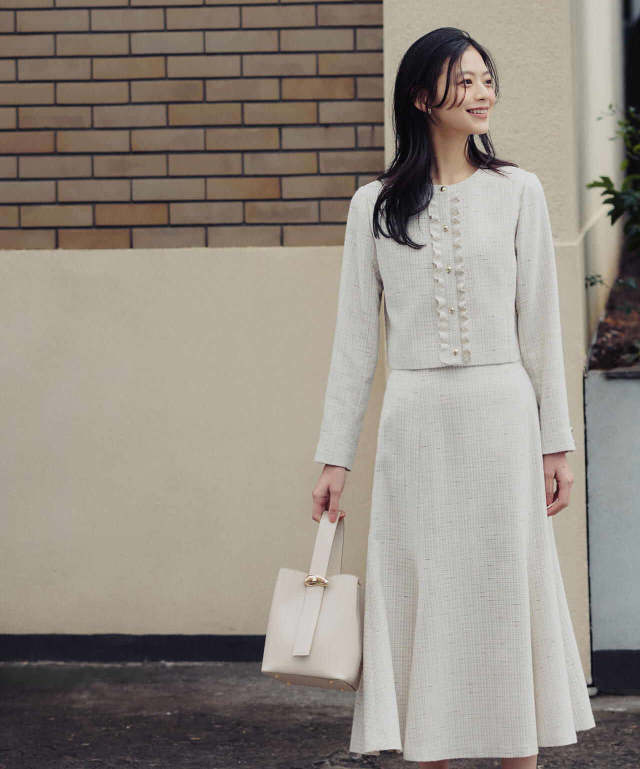 スプリングツイード SETUP ジャケット | NATURAL BEAUTY BASIC