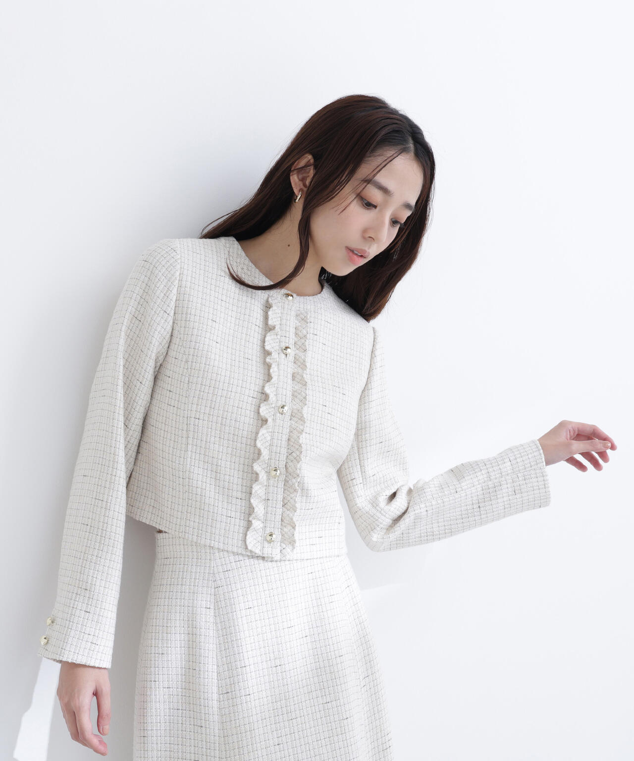 スプリングツイード SETUP ジャケット