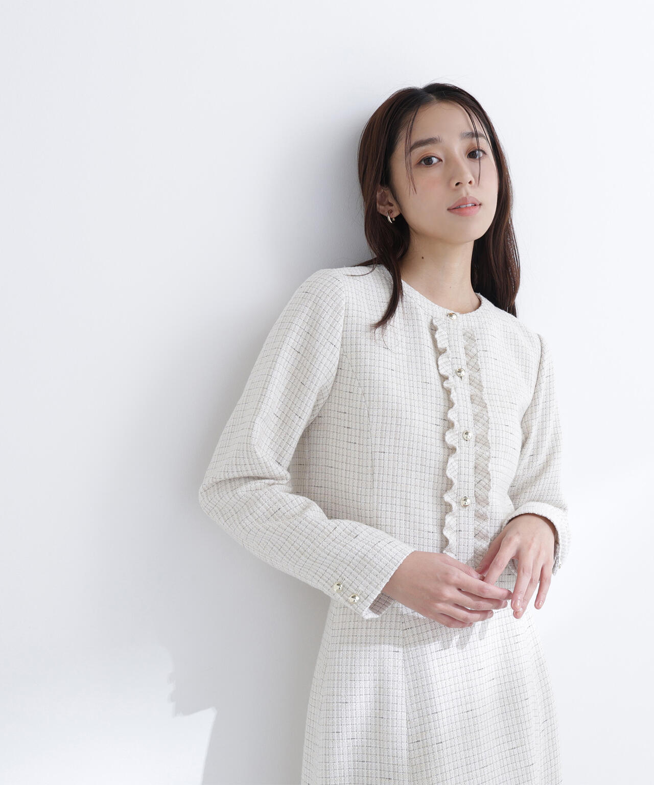 スプリングツイード SETUP ジャケット | NATURAL BEAUTY BASIC