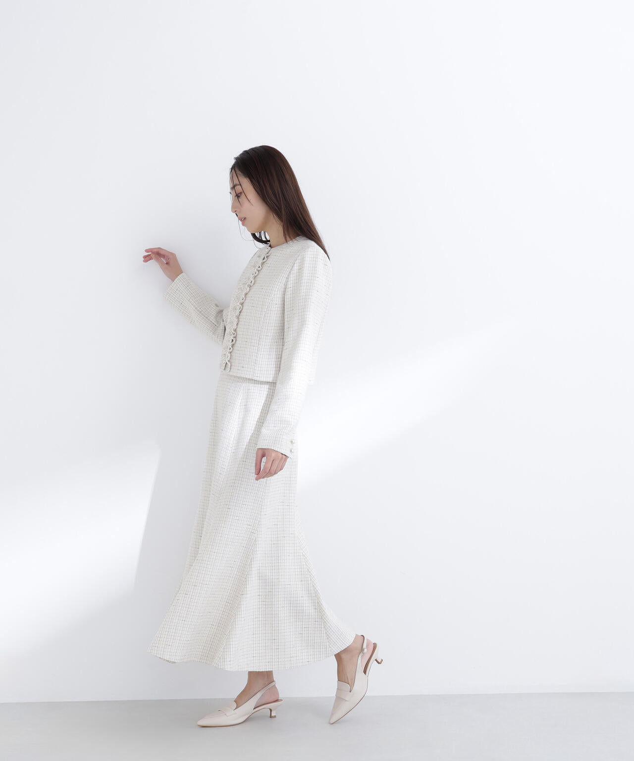 スプリングツイード SETUP ジャケット