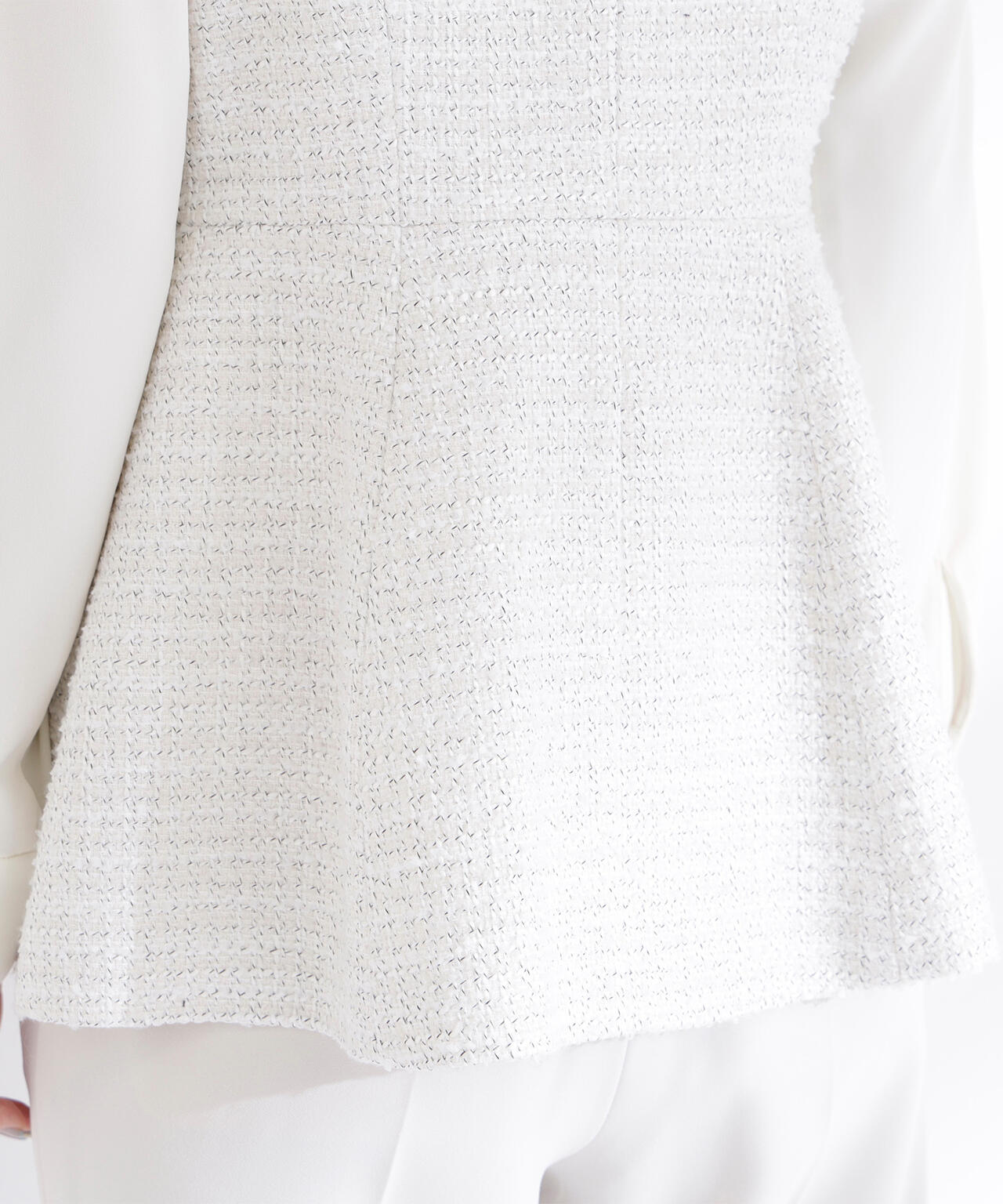 ツイードシリーズ ペプラムジレ