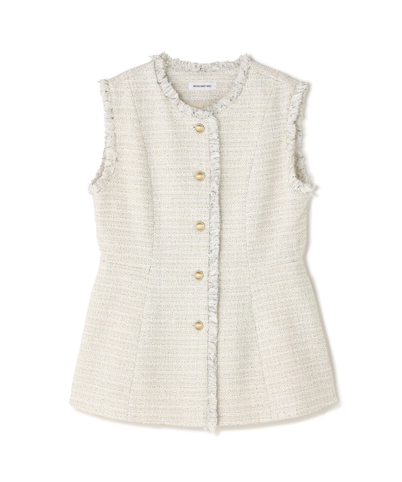 ツイードシリーズ ペプラムジレ | NATURAL BEAUTY BASIC（ナチュラル