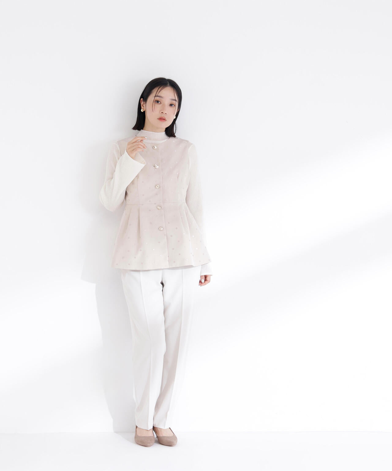 ドットペプラムジレ | NATURAL BEAUTY BASIC（ナチュラルビューティー