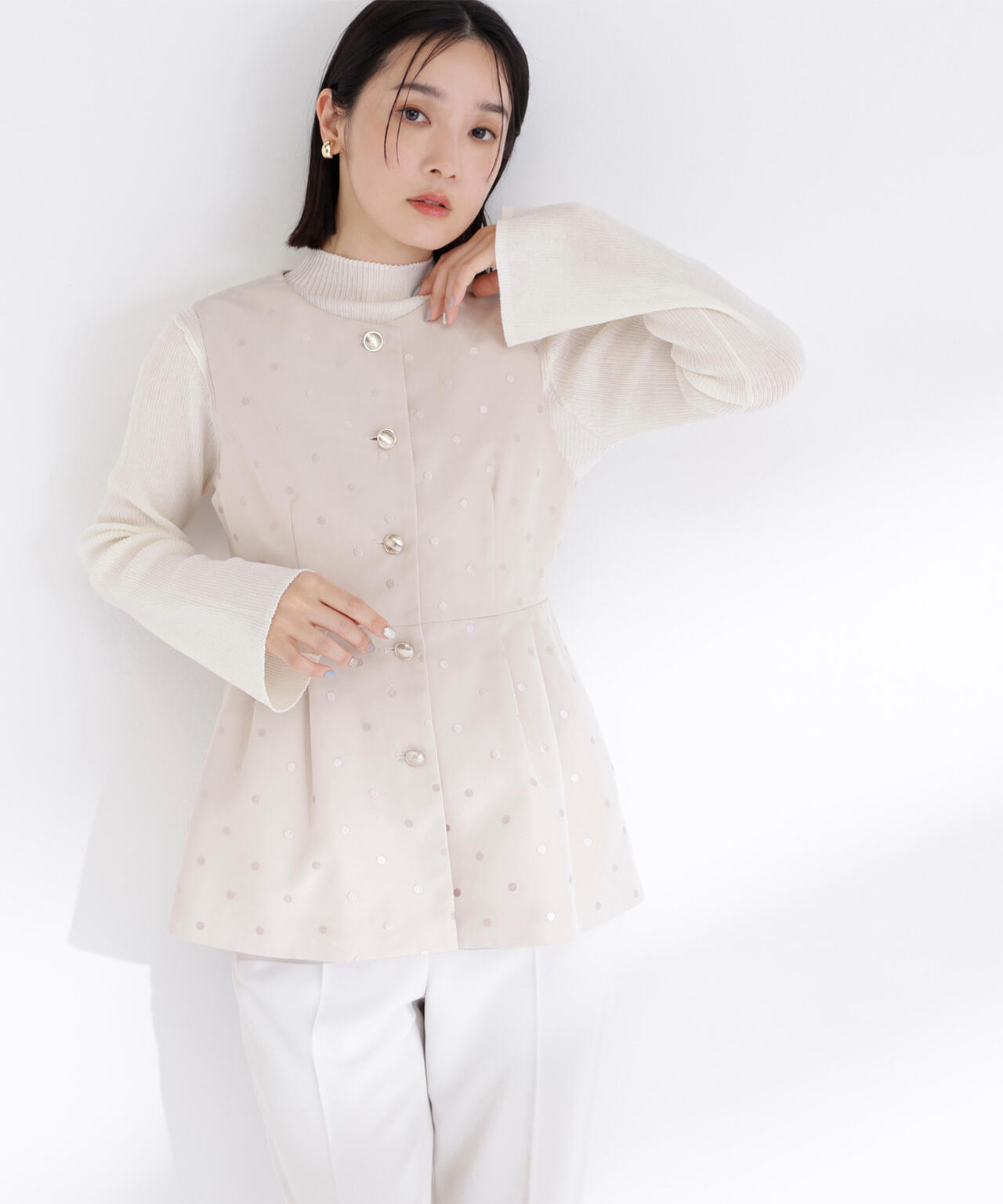 ドットペプラムジレ | NATURAL BEAUTY BASIC（ナチュラルビューティー