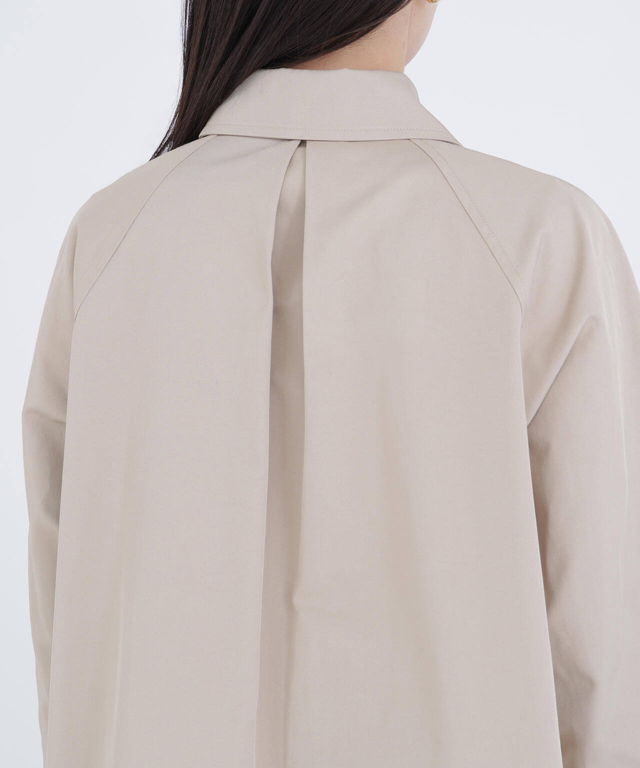 ステンカラーハーフコート