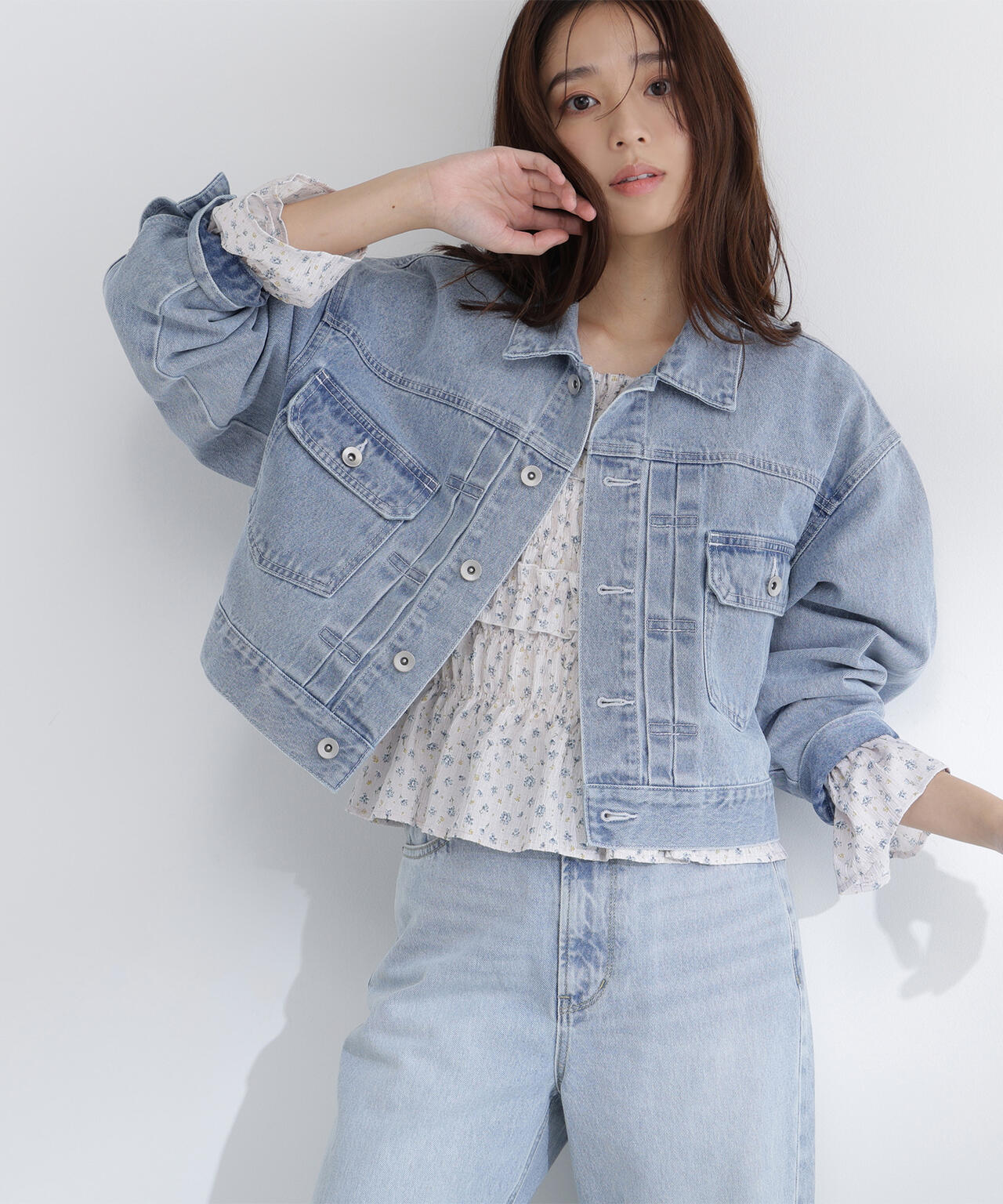 ショートデニムジャケット | NATURAL BEAUTY BASIC（ナチュラル