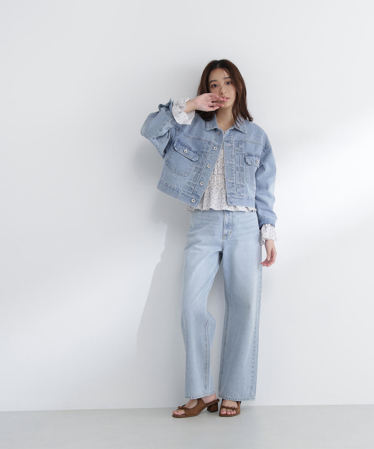 ショートデニムジャケット | NATURAL BEAUTY BASIC（ナチュラル
