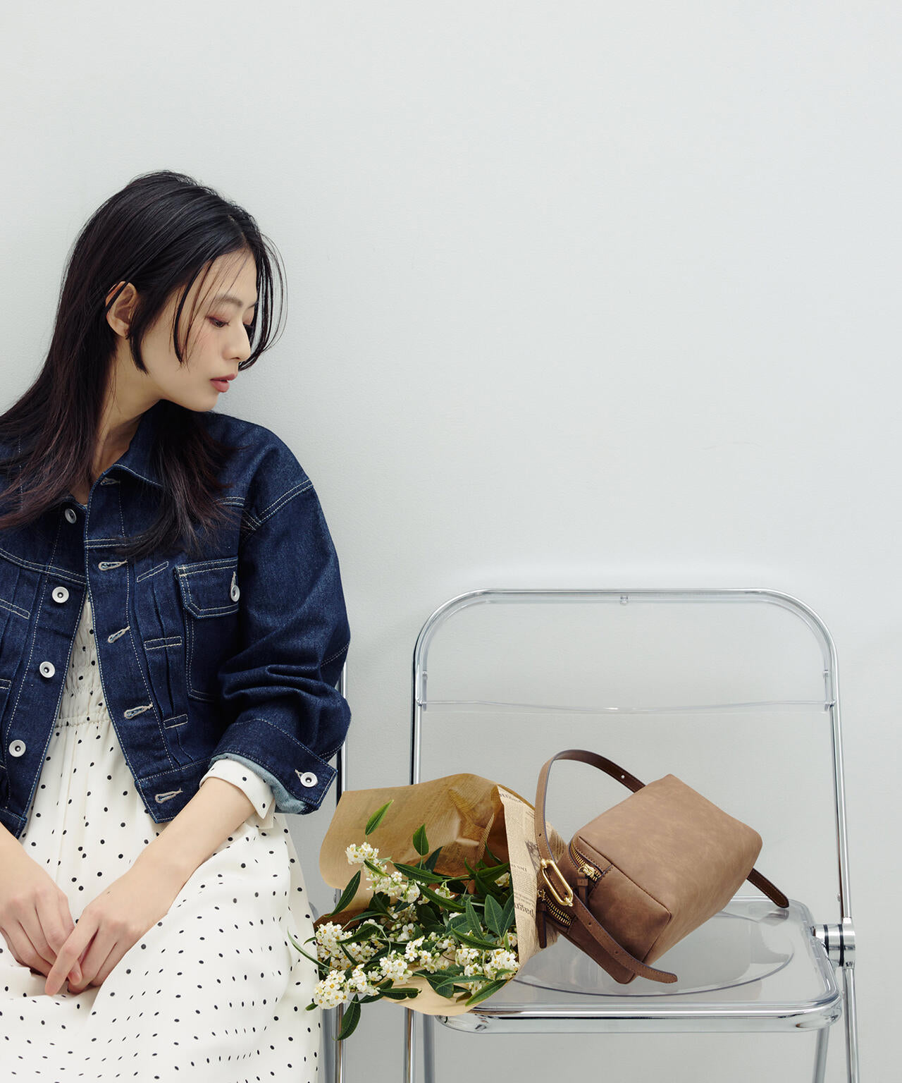 ショートデニムジャケット