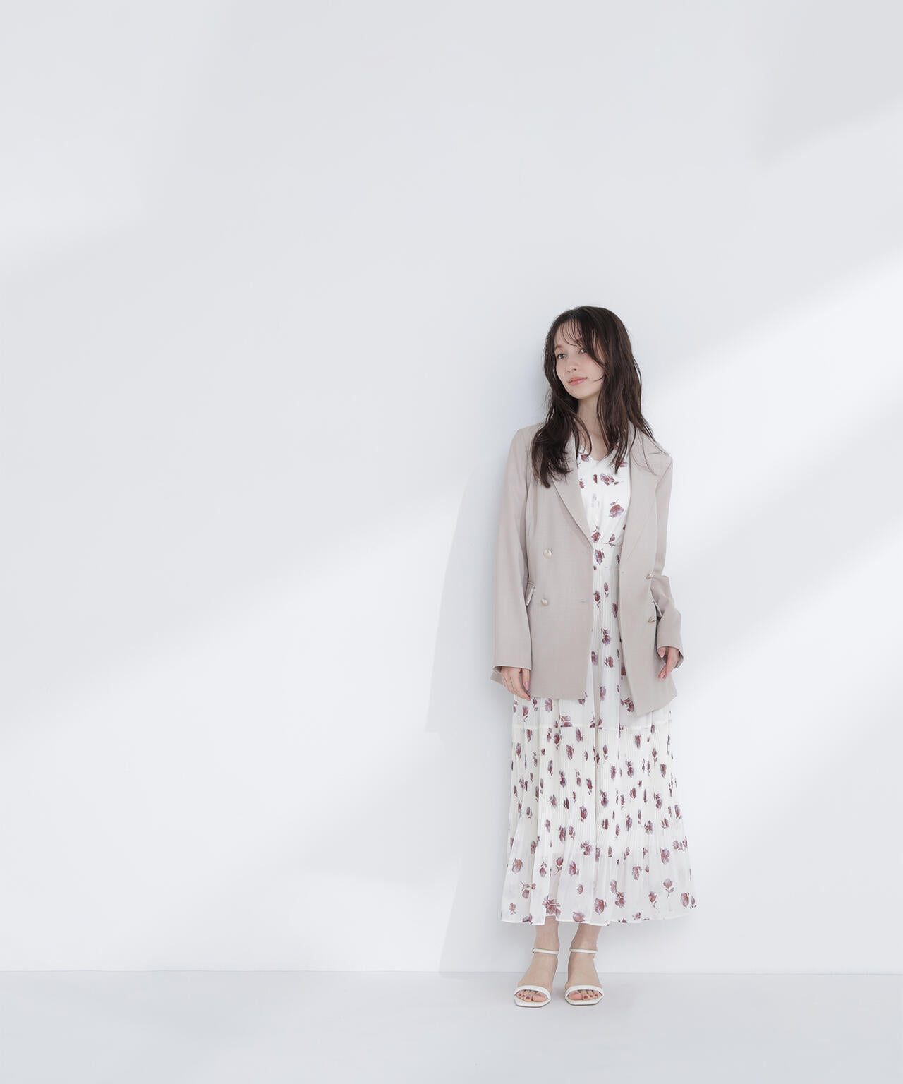 Oggi.jp掲載】リネンライクダブルブレストボクシージャケット