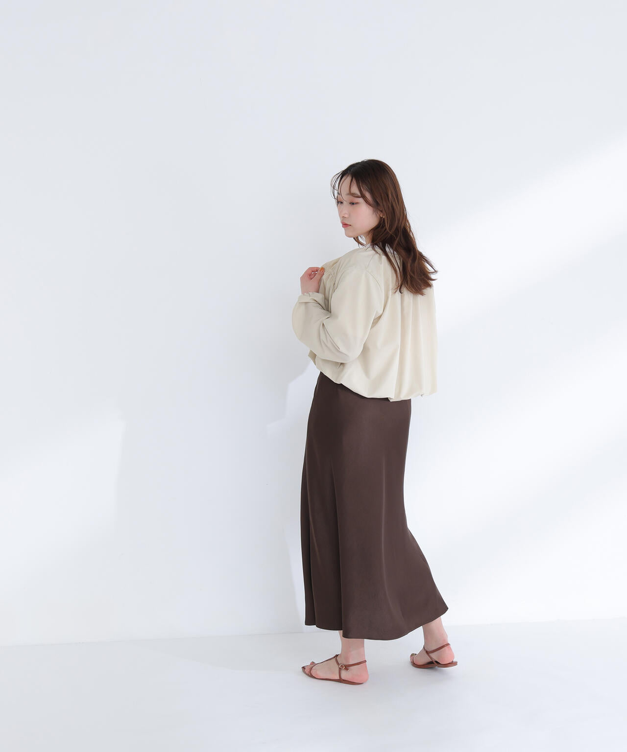 シャーリングブルゾン